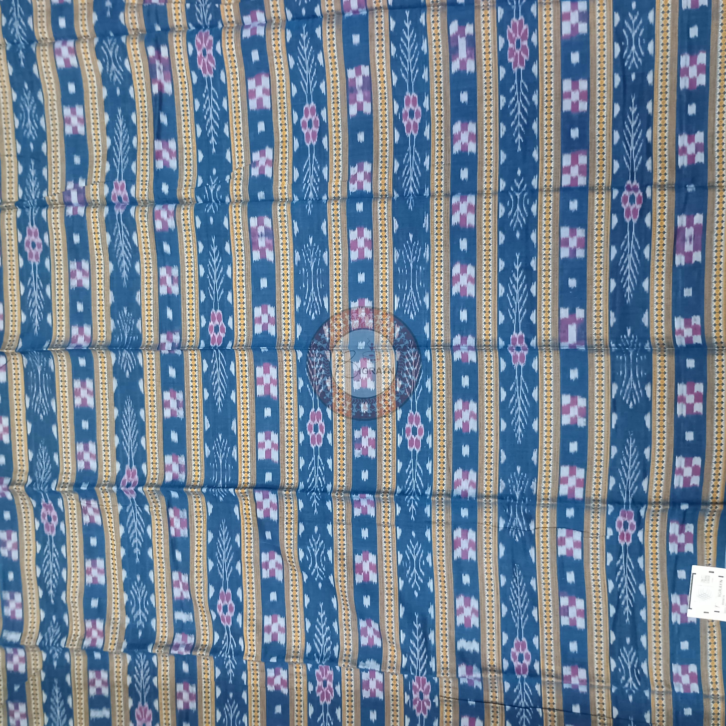 Blue sky Blue Ikat Design Dress Set