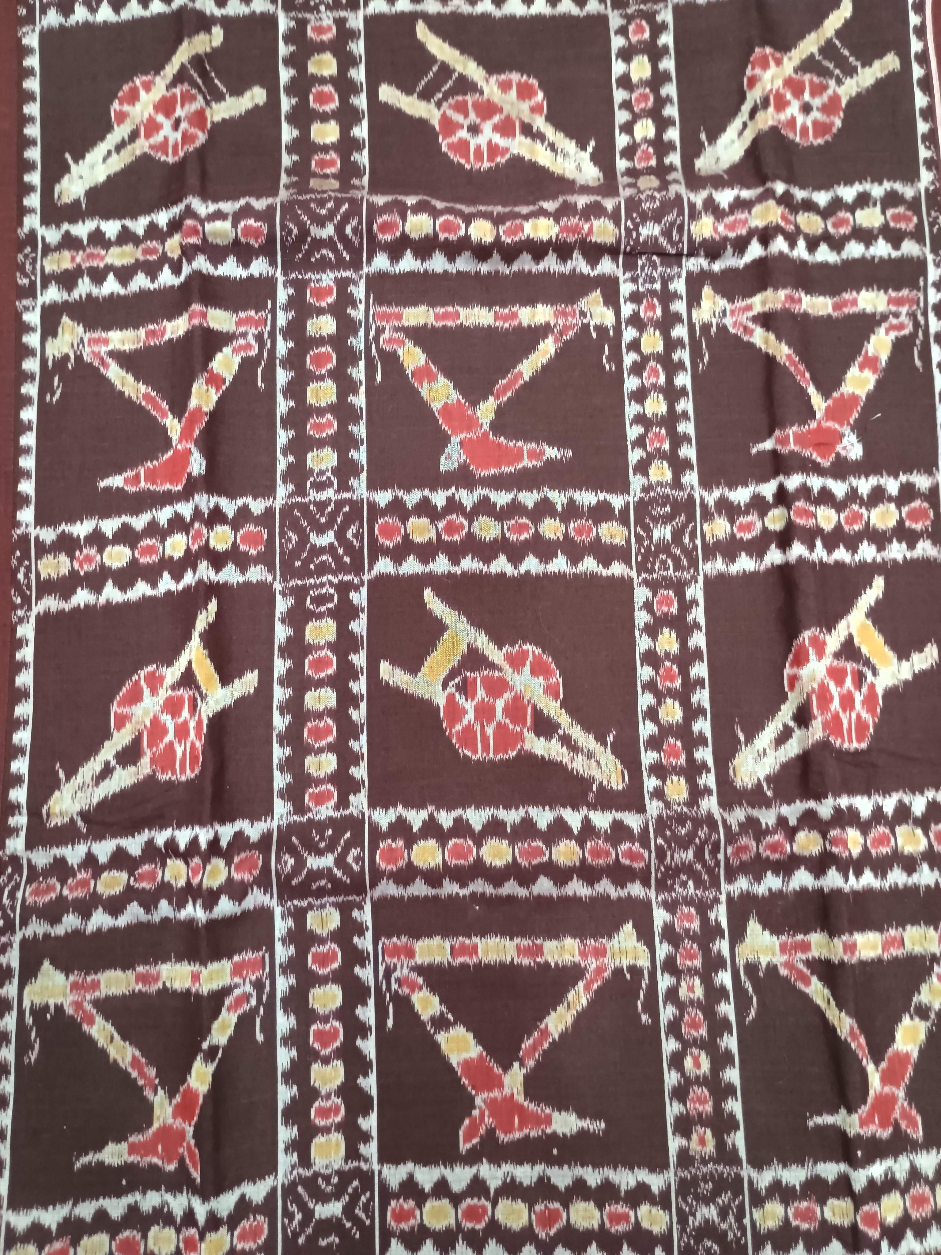 Coffee Langala Designer A-Line Kurti