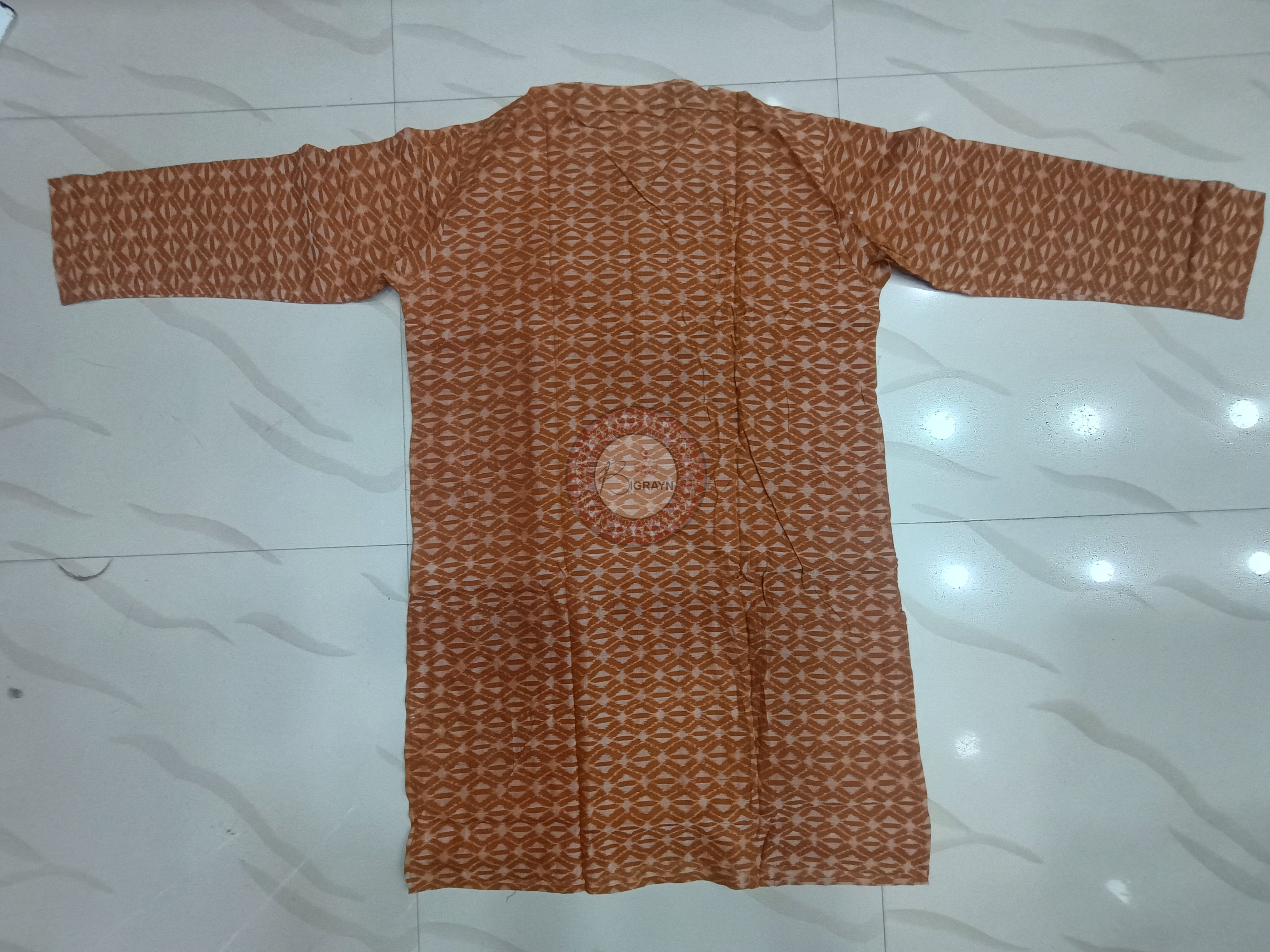 Brown Men's Pure Cotton Handloom Kurta Set – Odisha Weave