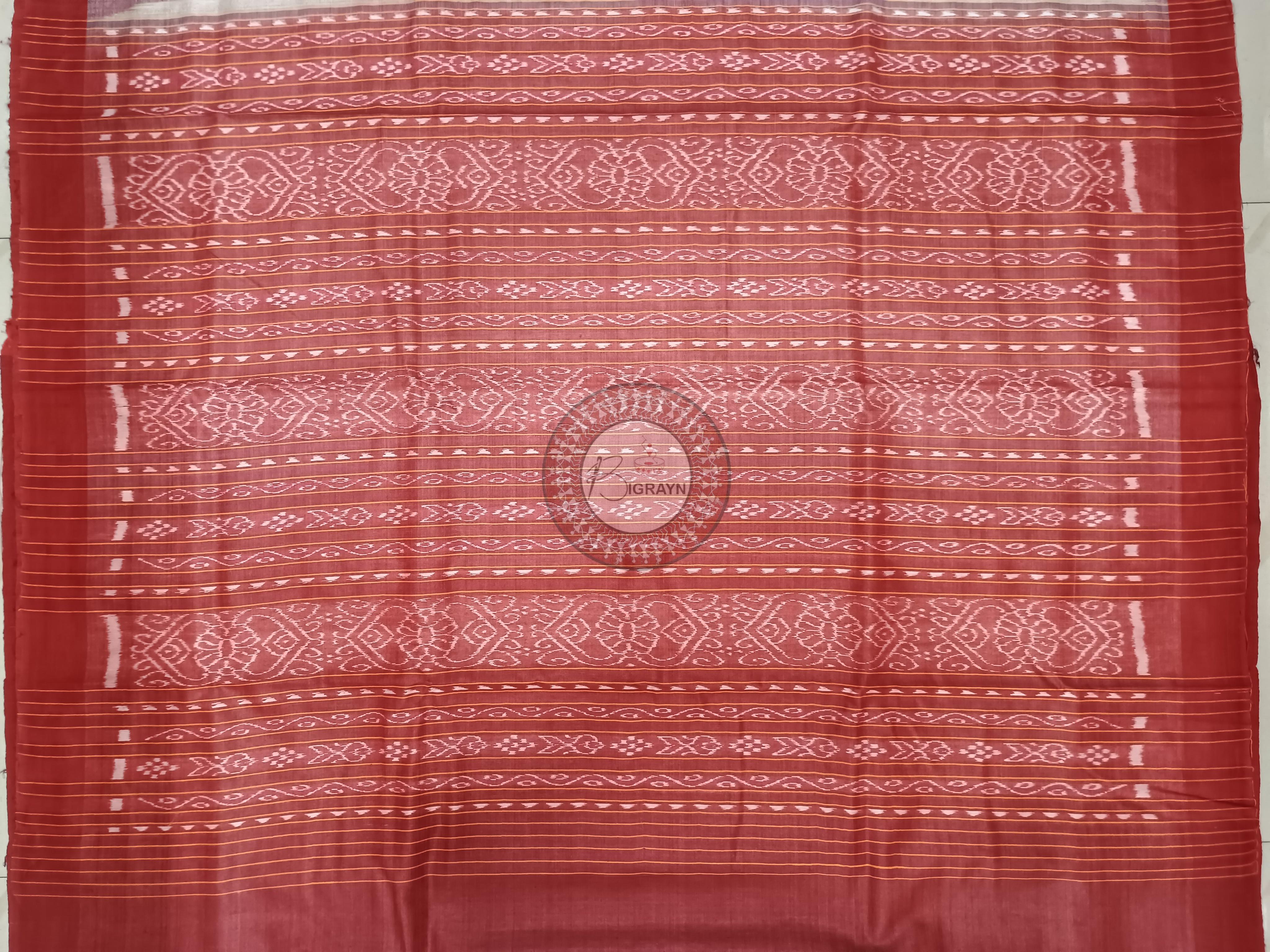 Tussar colour Red Ghichha Gopalpur Tussar Silk Saree