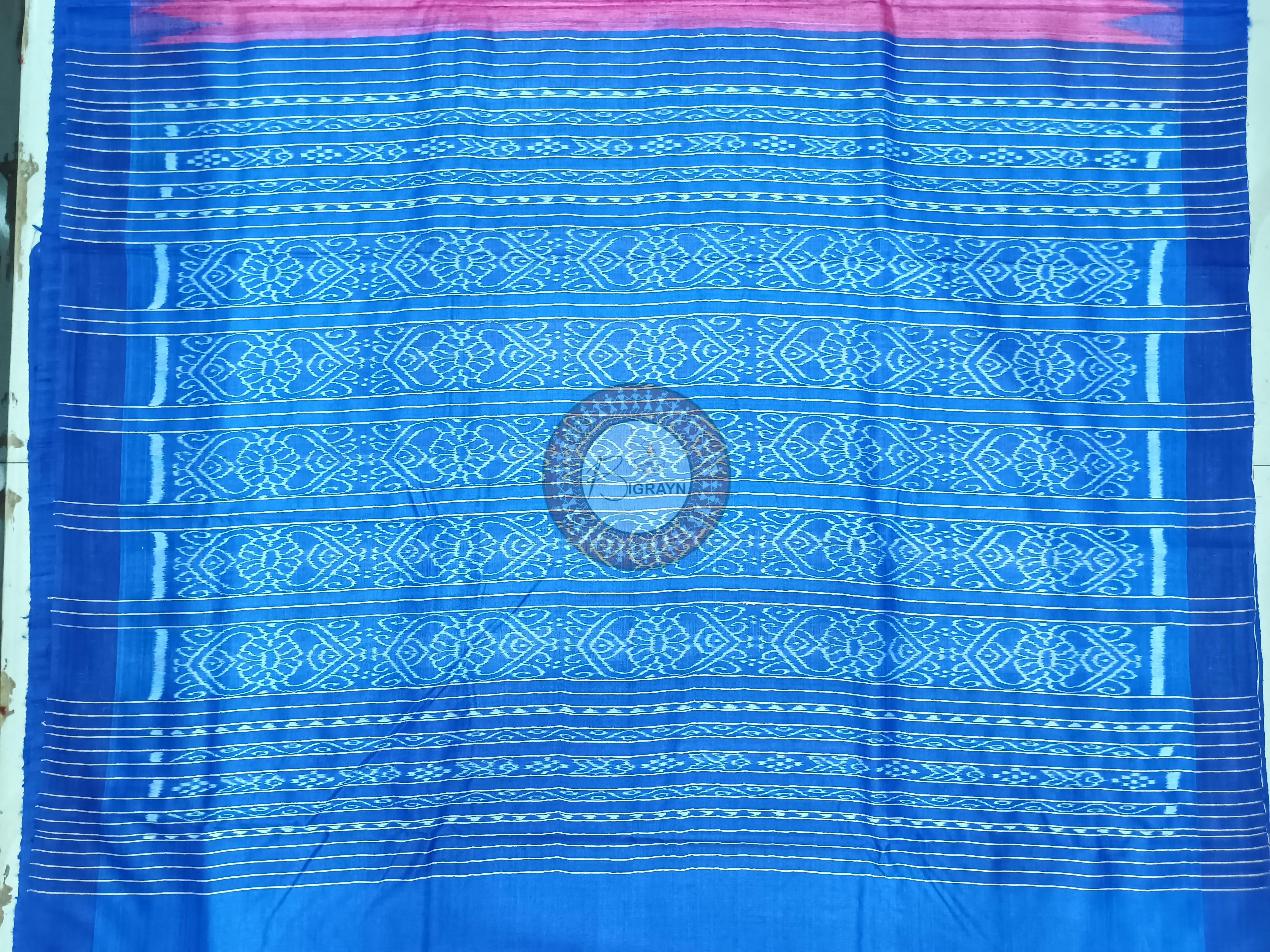 Pink Copper Sulphate Ghichha Gopalpur Tussar Silk Saree