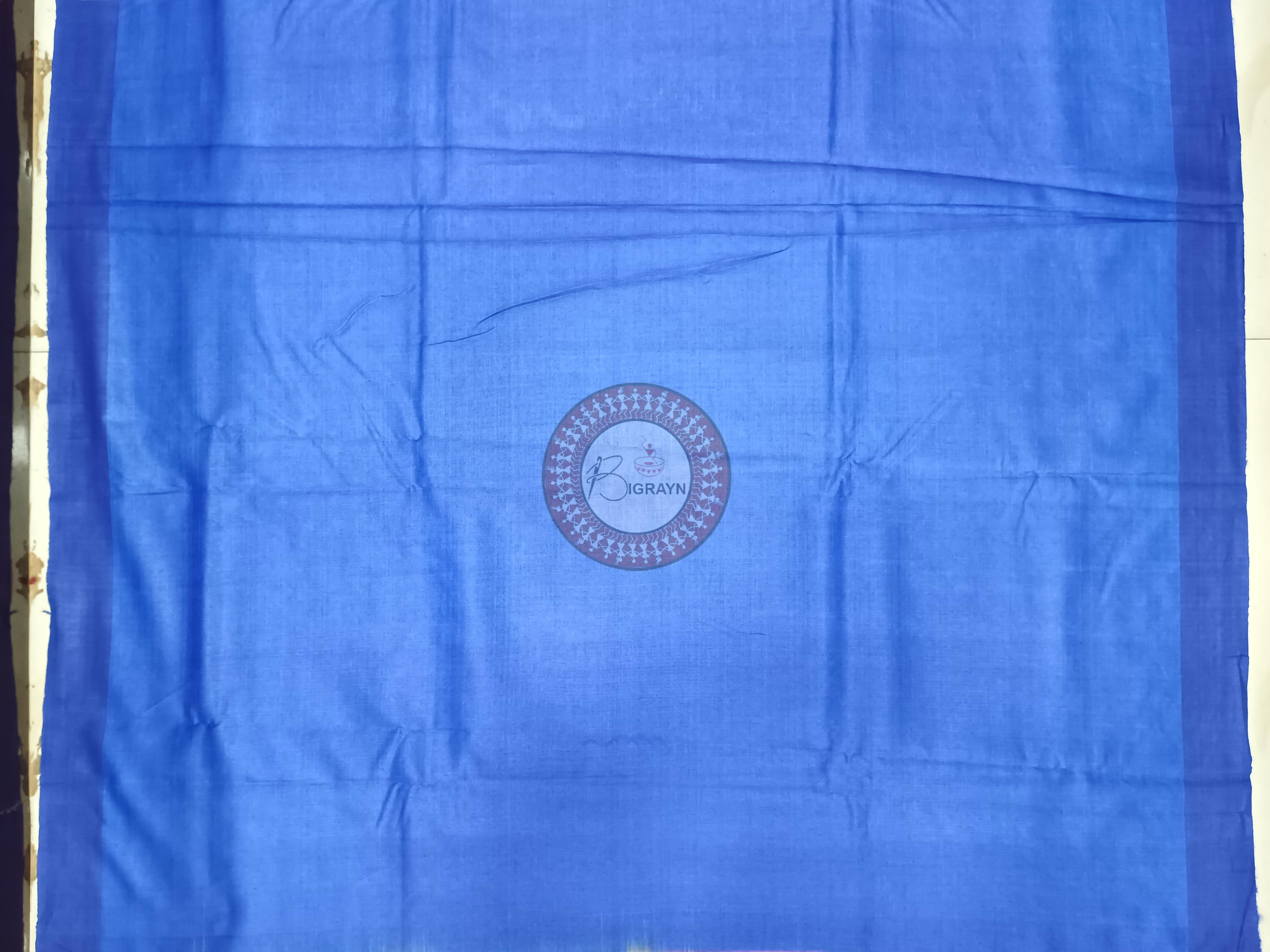 Pink Copper Sulphate Ghichha Gopalpur Tussar Silk Saree