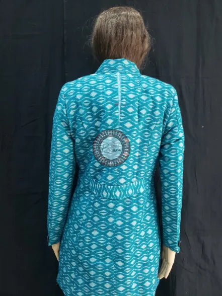Blue Sea Waves Women’s Blazer