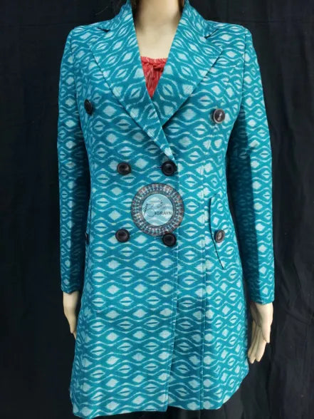 Blue Sea Waves Women’s Blazer