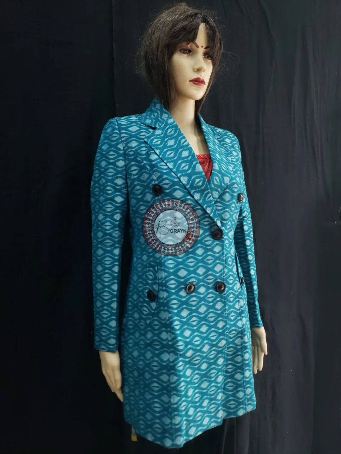 Blue Sea Waves Women’s Blazer