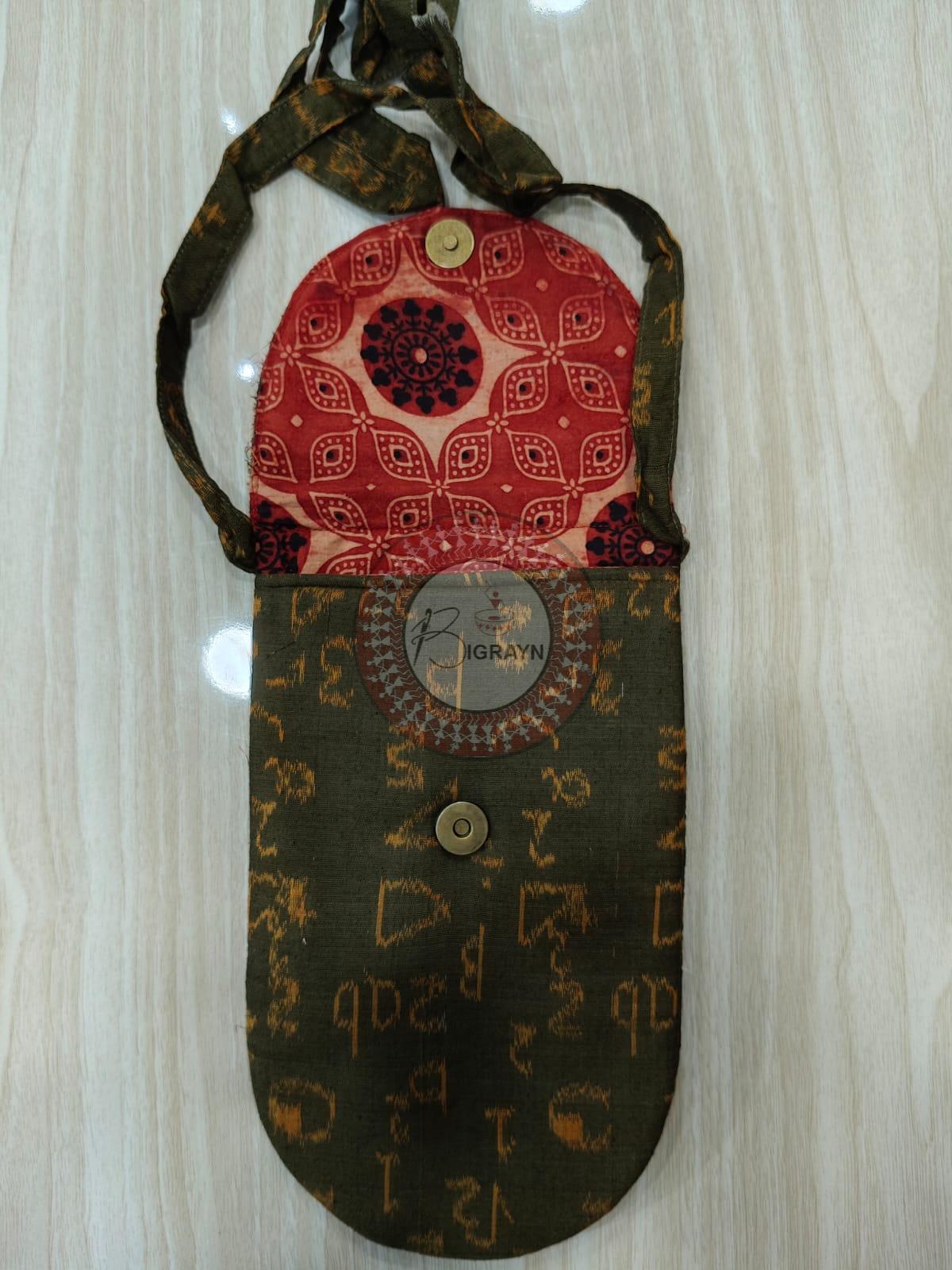 Mehendi Mathematic Formula Bandha Leather Phone Bag