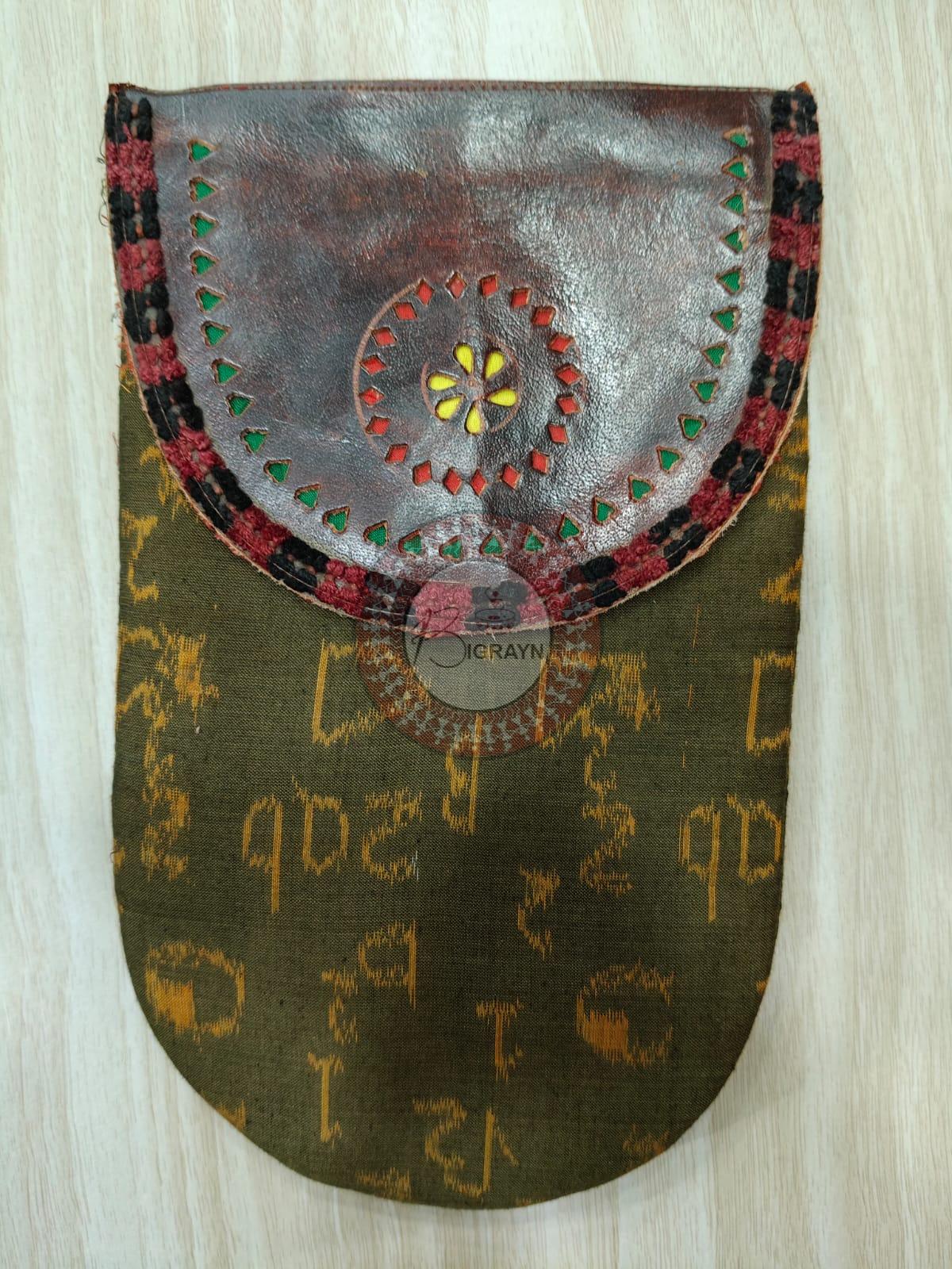 Mehendi Mathematic Formula Bandha Leather Phone Bag