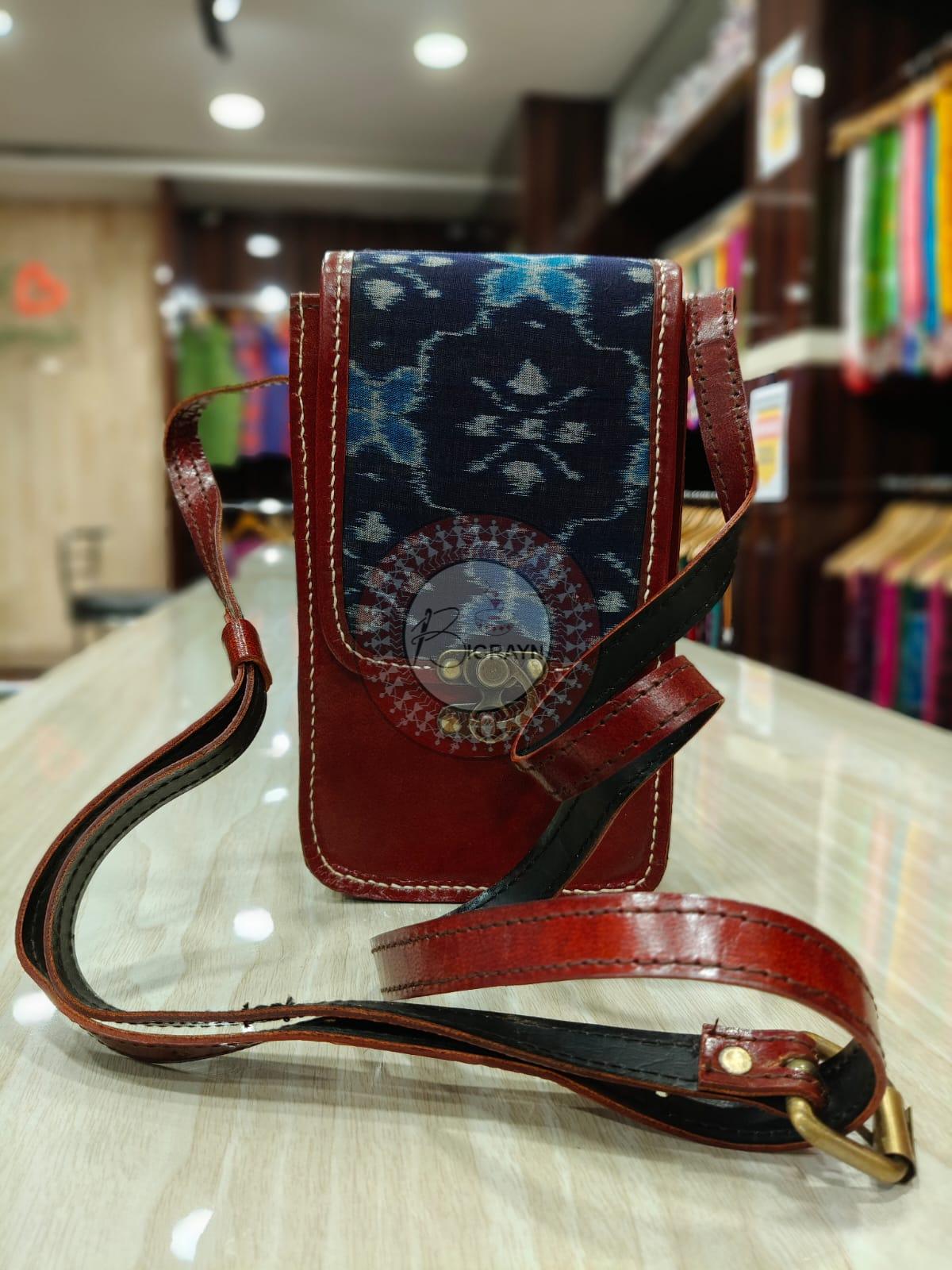 Blue Flower Bandha Mini Sling Bag