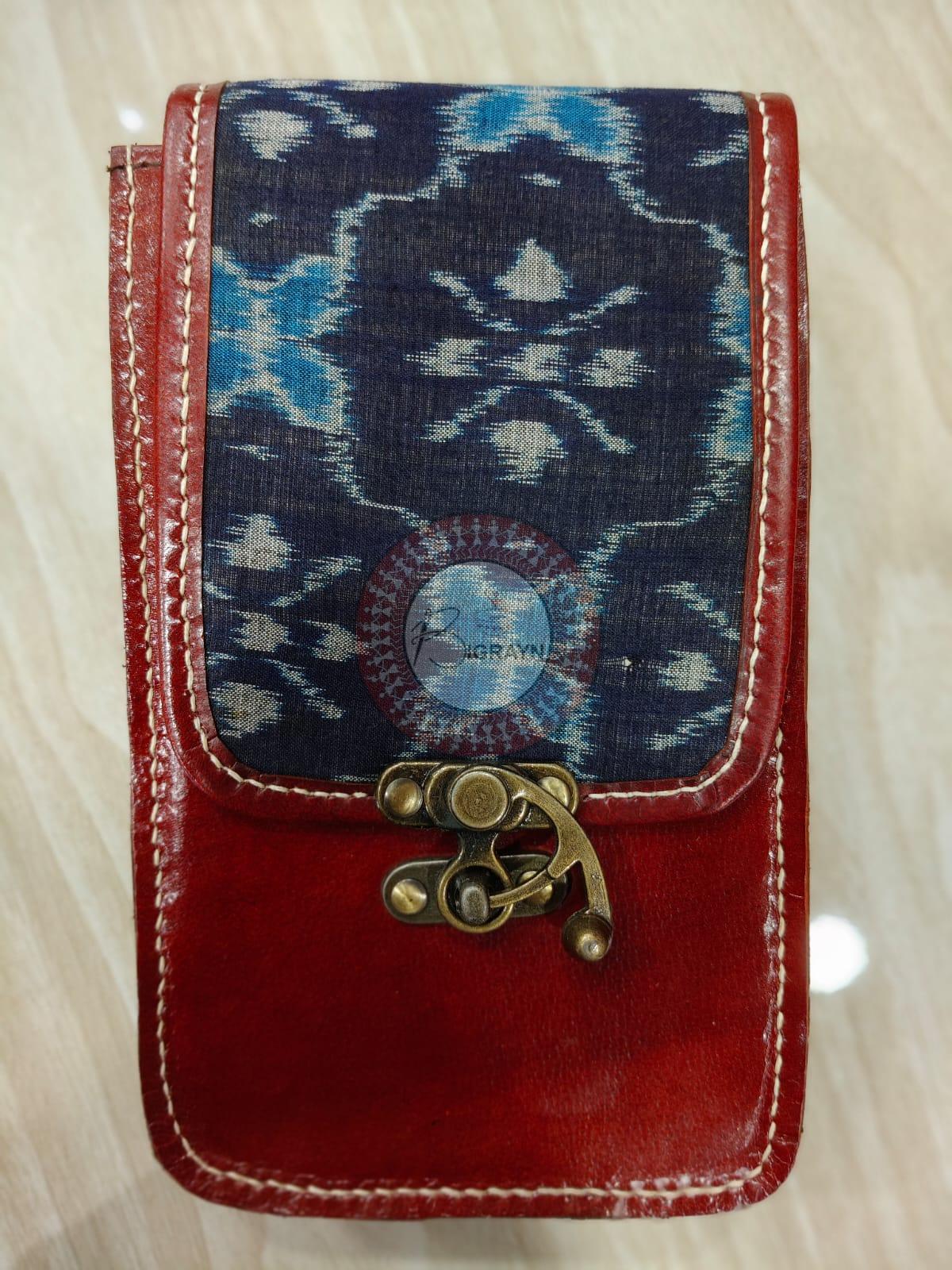 Blue Flower Bandha Mini Sling Bag
