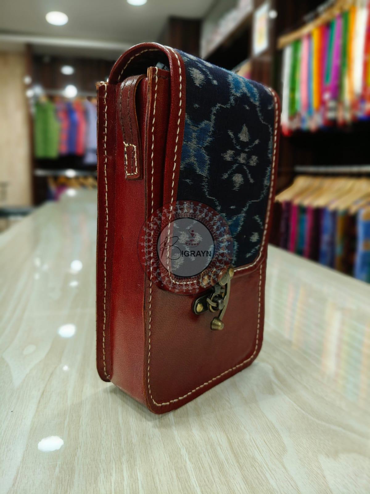 Blue Flower Bandha Mini Sling Bag