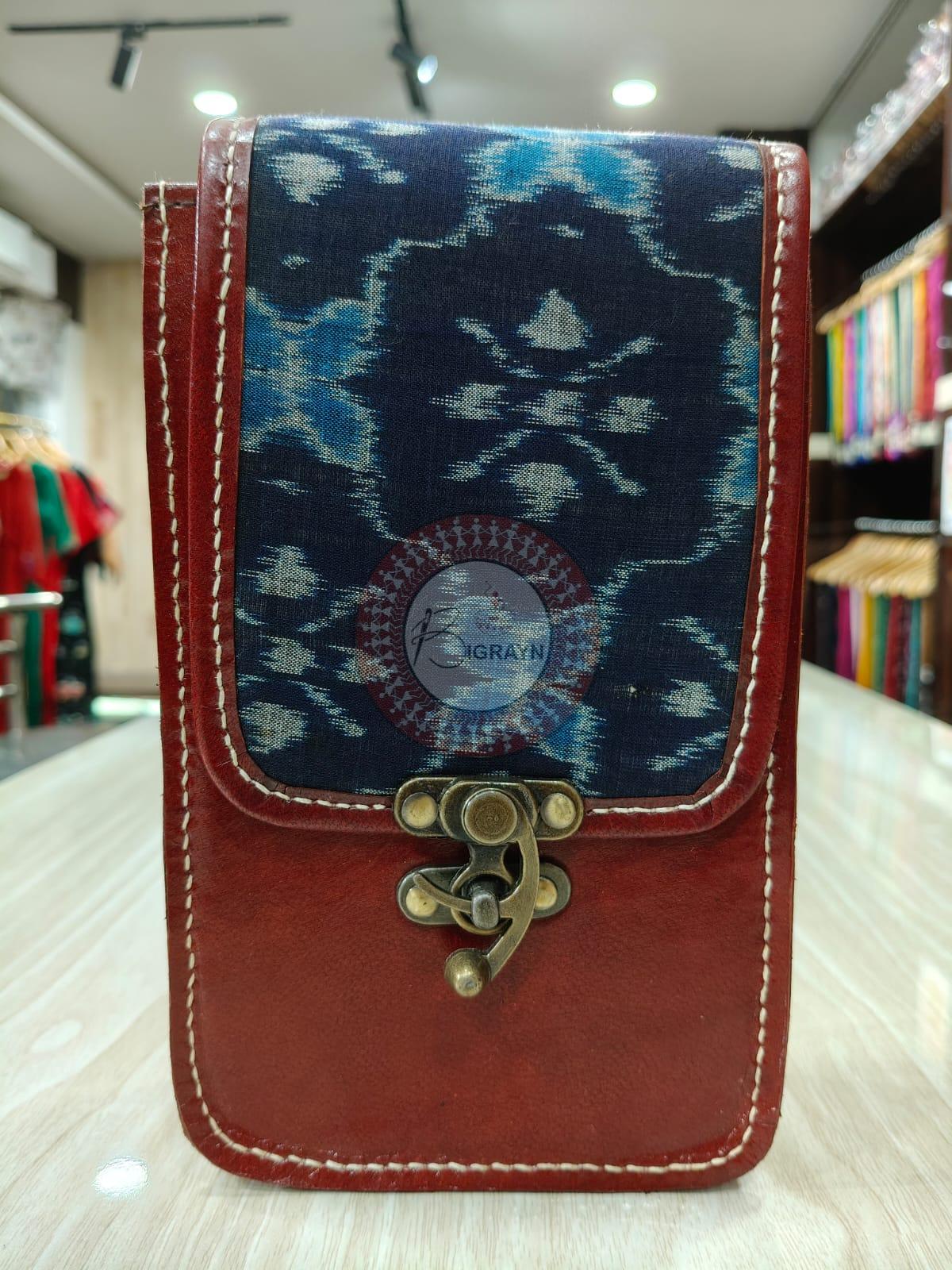 Blue Flower Bandha Mini Sling Bag