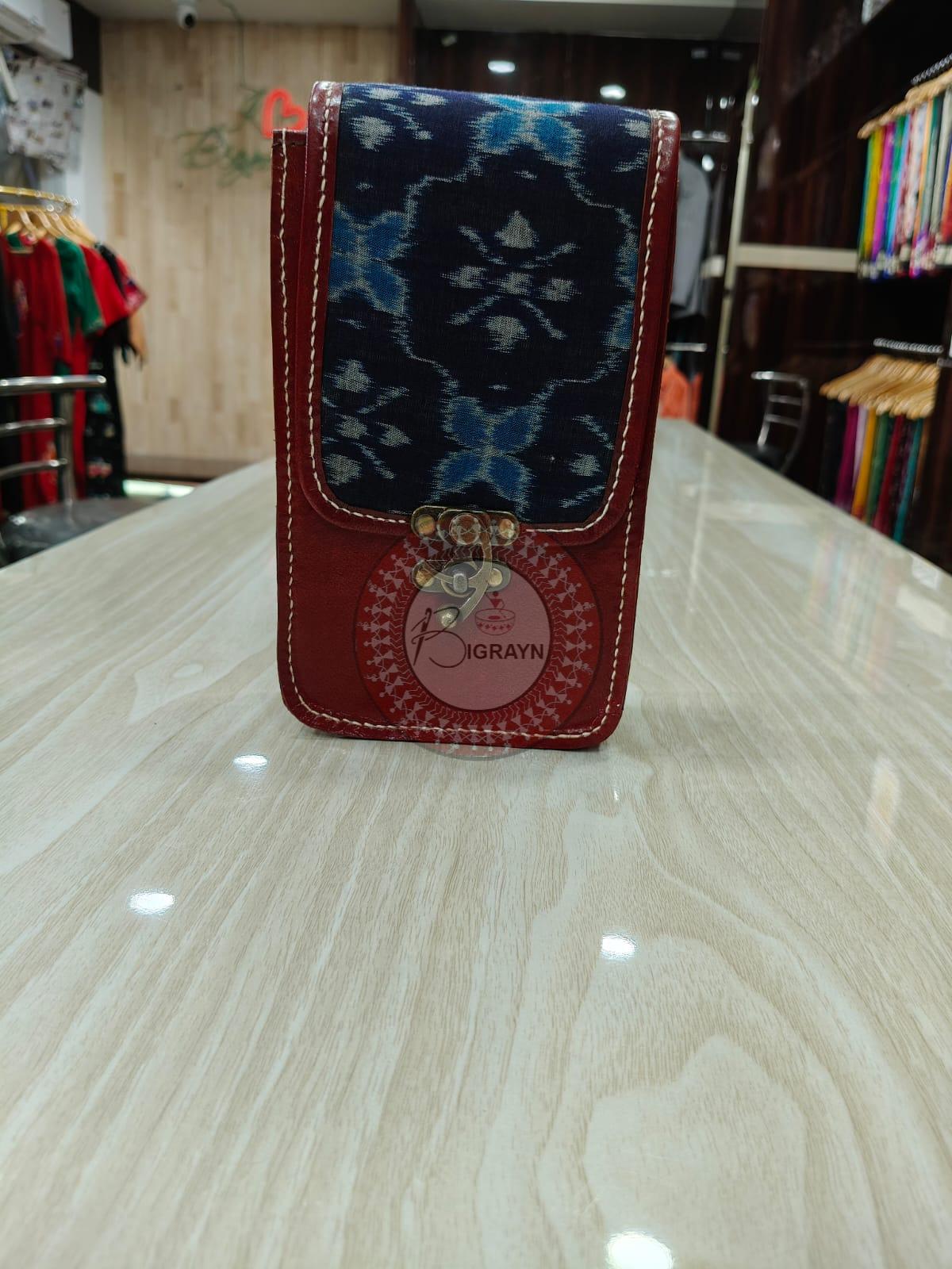 Blue Flower Bandha Mini Sling Bag