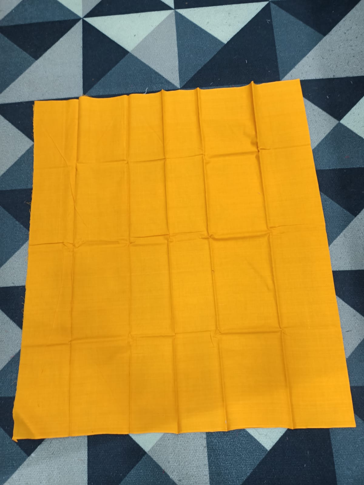 Green Yellow Handwoven Odisha Ikat Unstitched Dress Material Set (Top 2.5m, Bottom 2m, Dupatta 2.5m)