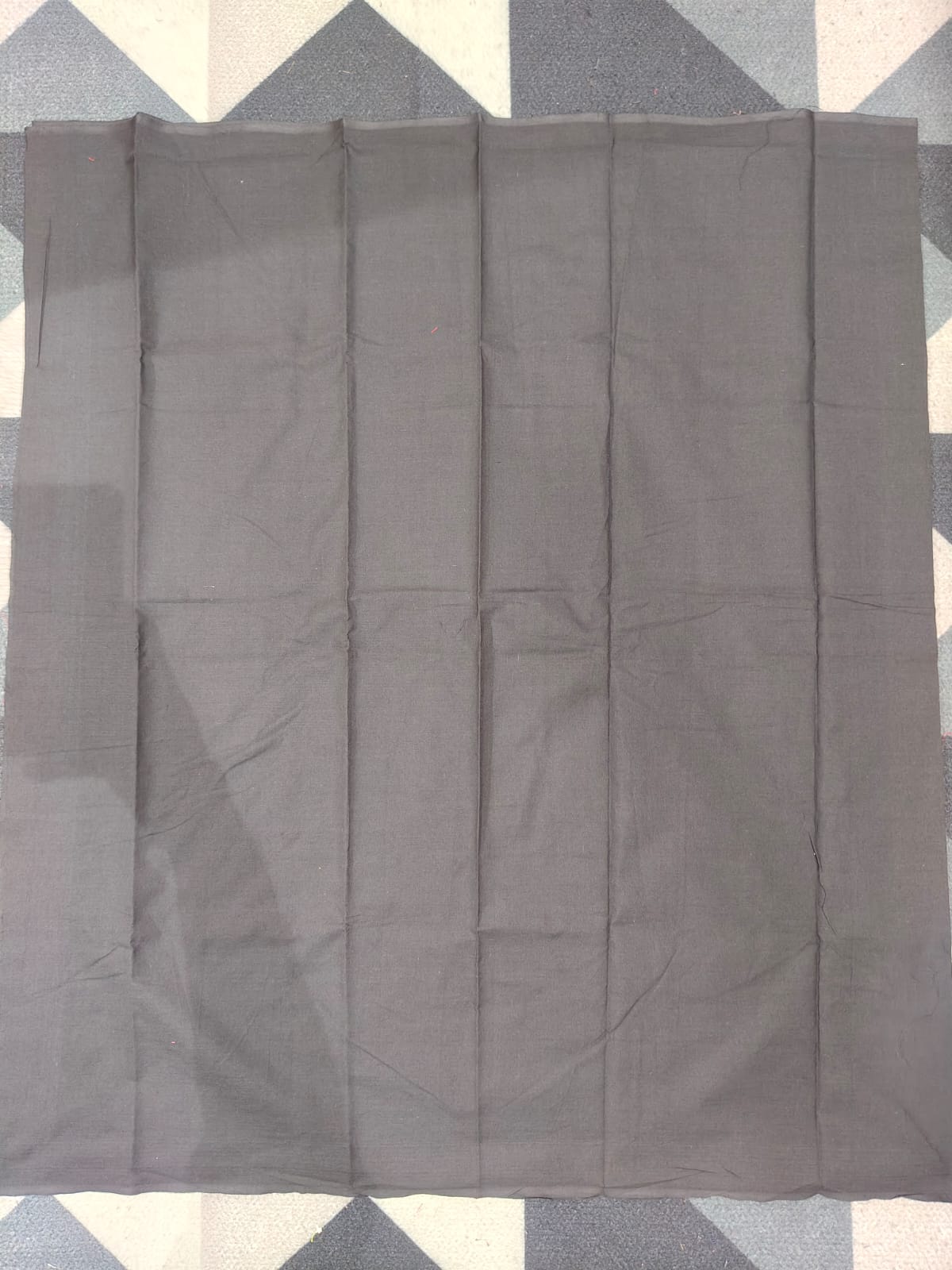 Pink Black Doll Design Handwoven Odisha Ikat Unstitched Dress Material Set (Top 2.5m, Dupatt2.5m, Bottom 2m)