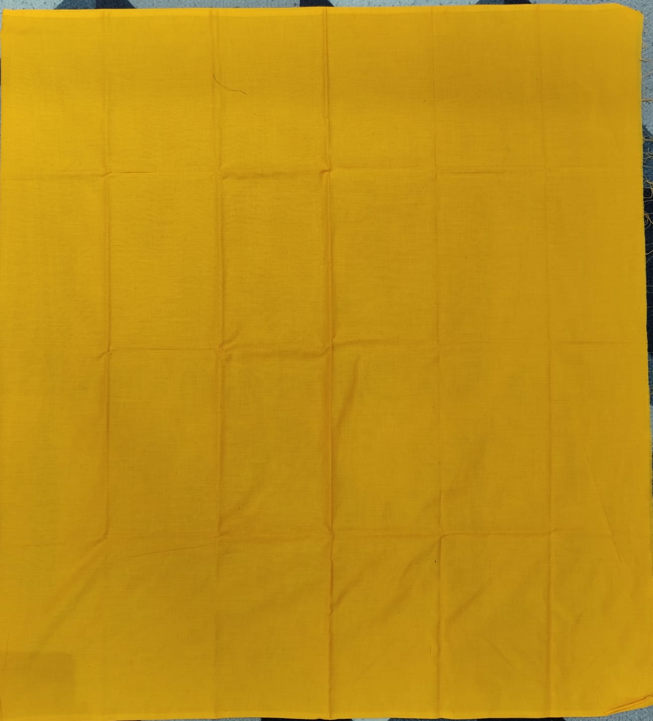 Maroon Yellow Doll Design Handwoven Odisha Ikat Unstitched Dress Material Set (Top 2.5m, Dupatt2.5m, Bottom 2m)