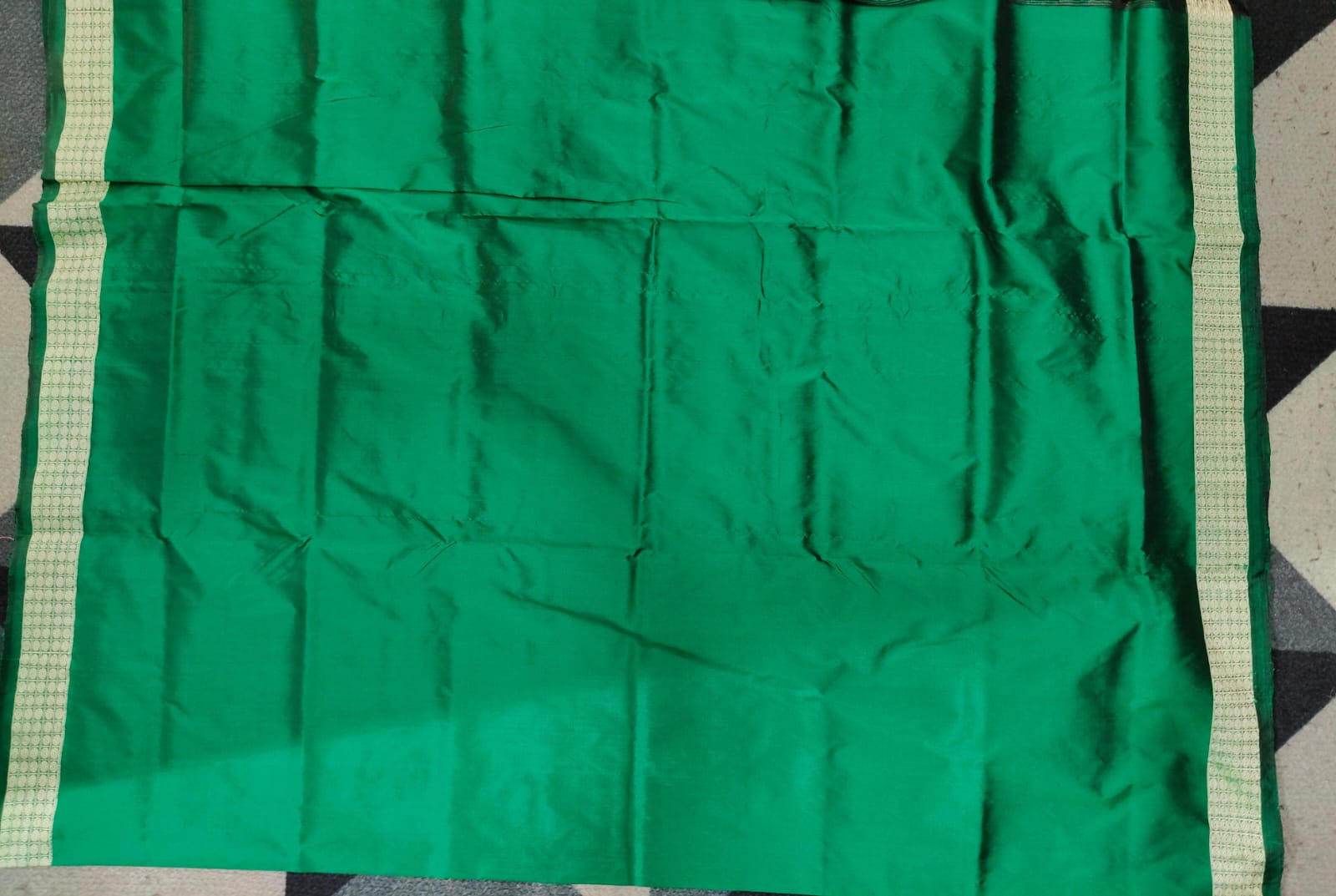 Mustard Yellow Green Mini Buti Bomkai Silk Saree