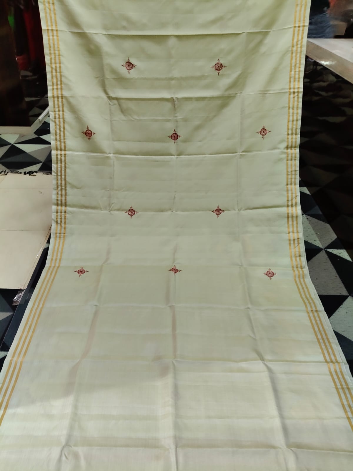 Pastel Green Magenta Ramayana Story Theme Pattachitra Kanjeeveram Silk Saree