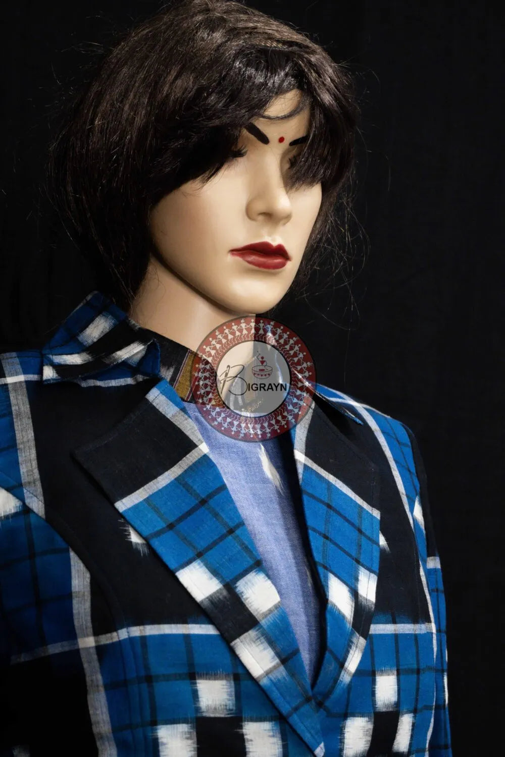 Blue Black Pasapali Women’s Blazer