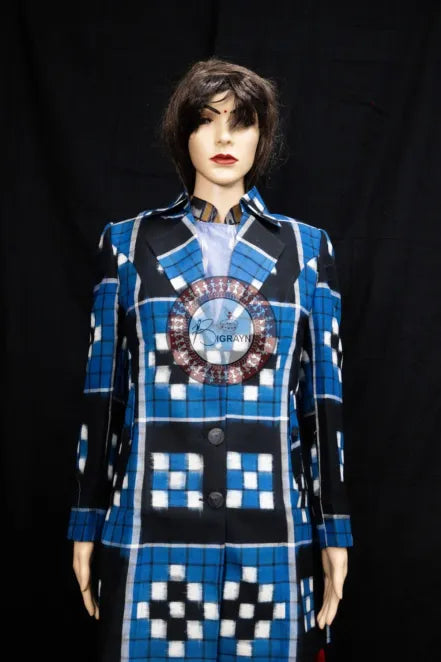 Blue Black Pasapali Women’s Blazer