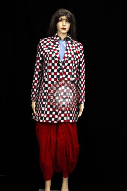 Red Black 37 Kuthi Women’s Blazer
