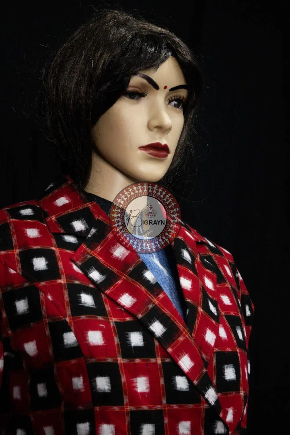 Black Red Pasapali Women’s Blazer