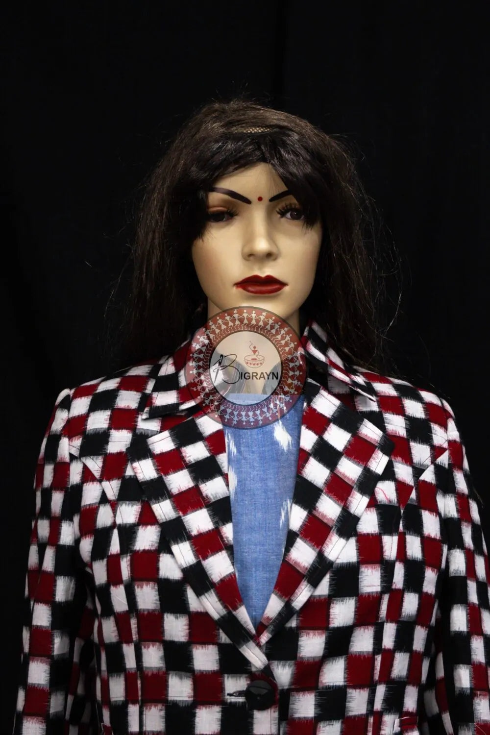 Red Black 37 Kuthi Women’s Blazer