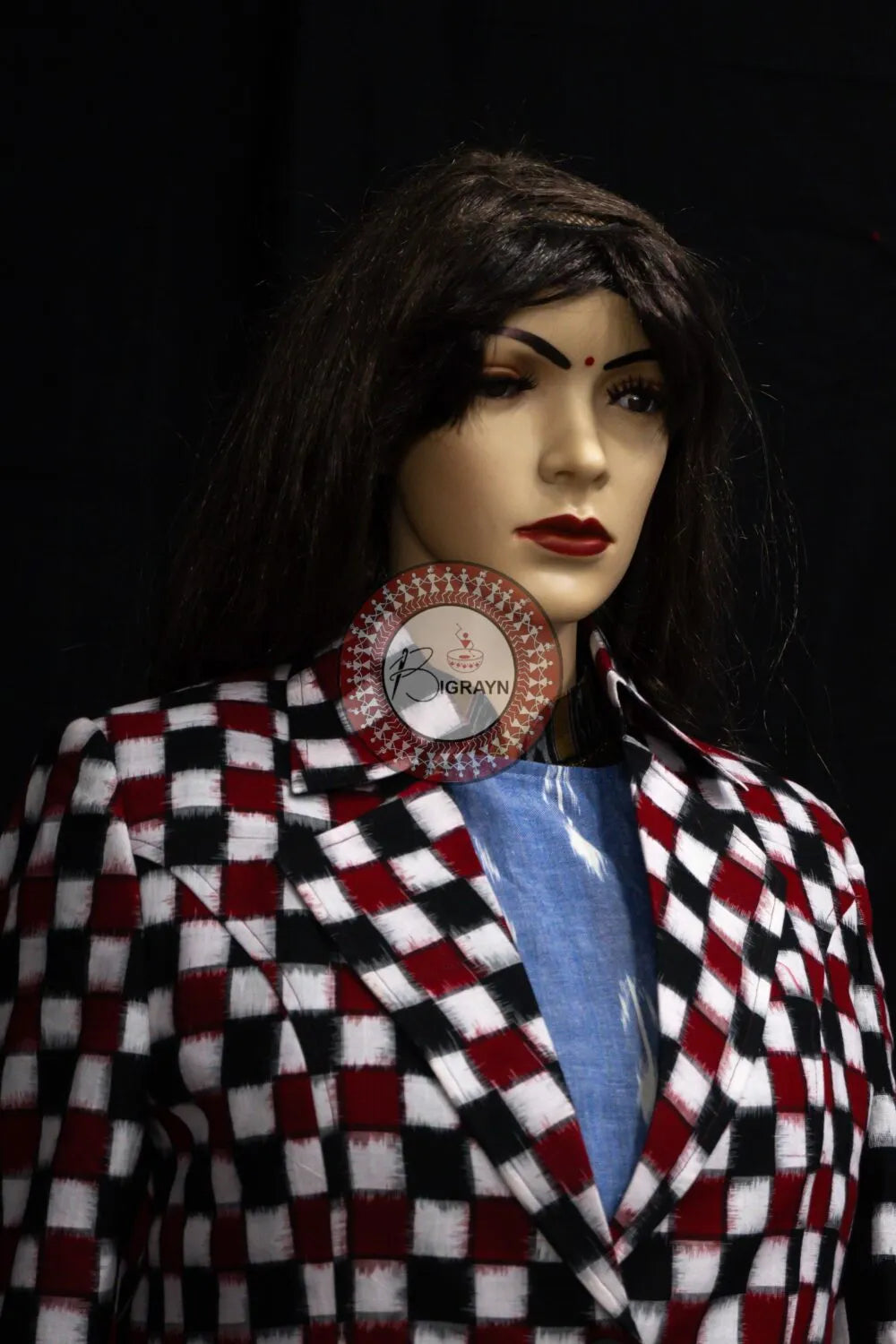Red Black 37 Kuthi Women’s Blazer