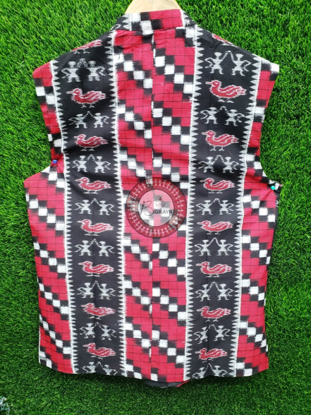 Red Black Ducks Tribal Pasapali Men’s Jacket