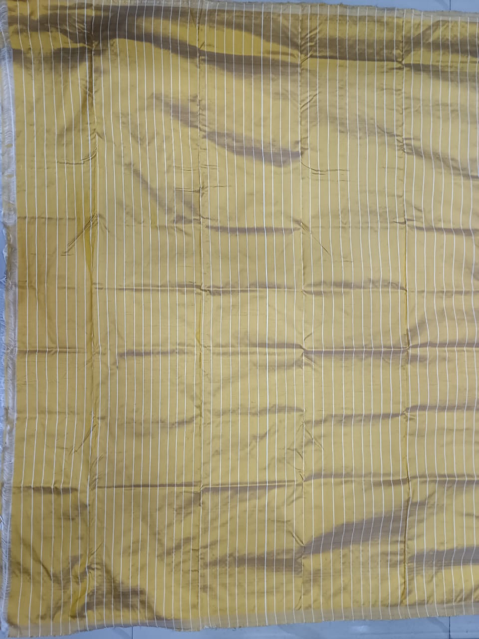 Maroon Mustard Yellow Patola Design Mulberry Silk Saree