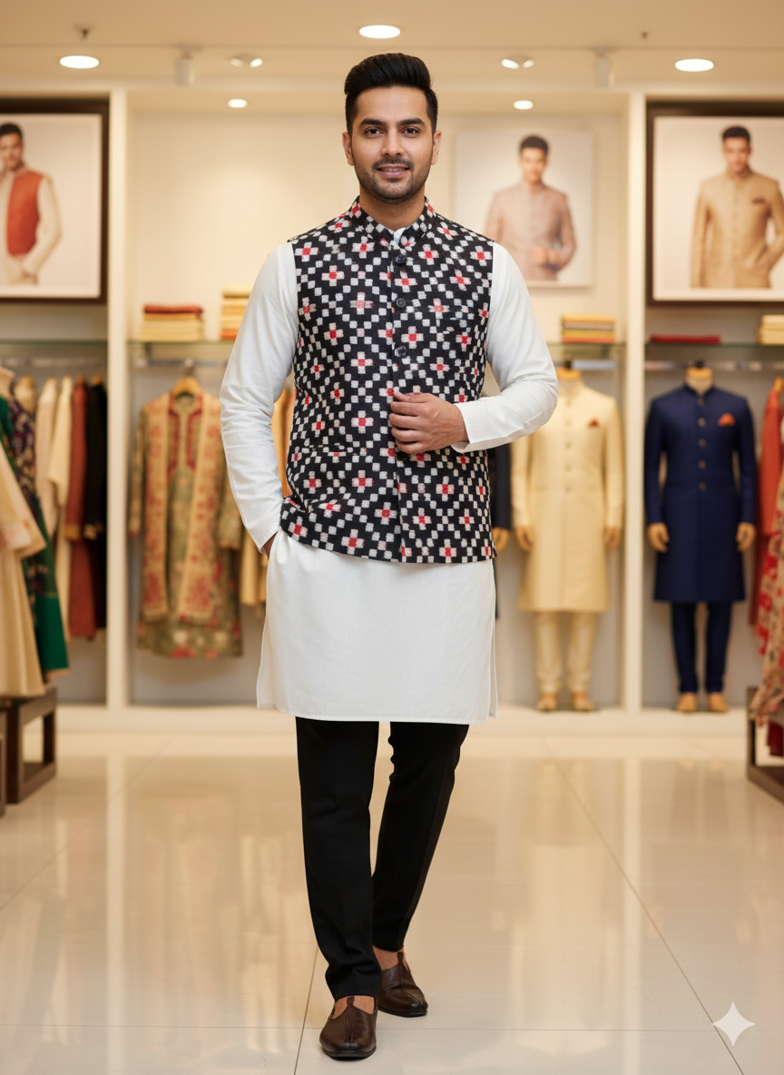 Black Red Pasapali Men’s Jacket