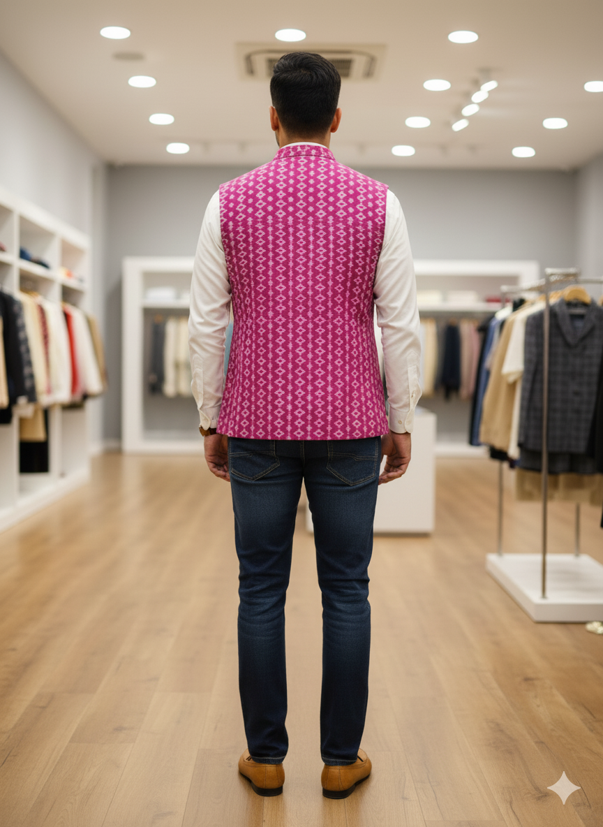 Purple Chains Bandha Men’s Jacket