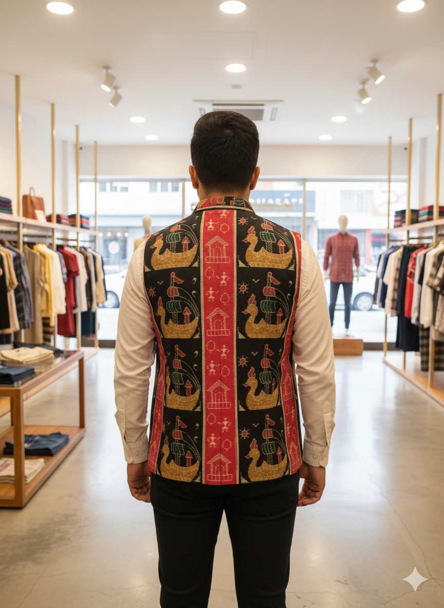 Black Red Boita Men’s Jacket