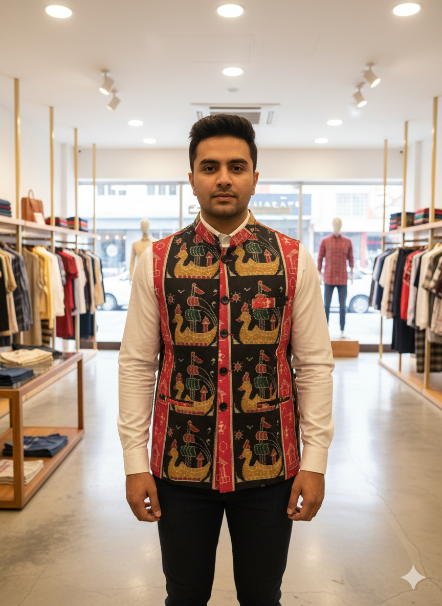 Black Red Boita Men’s Jacket