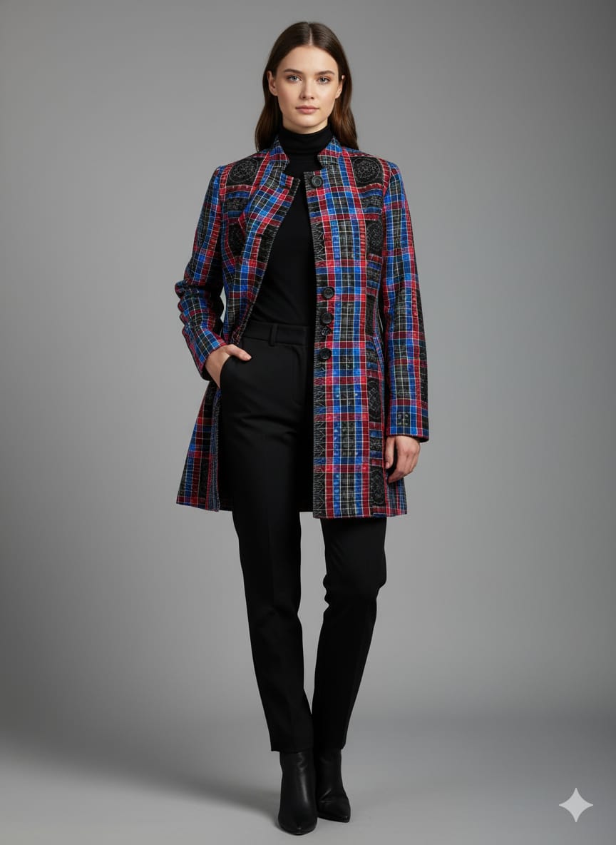 Blue Utkalaxmi Women’s Blazer
