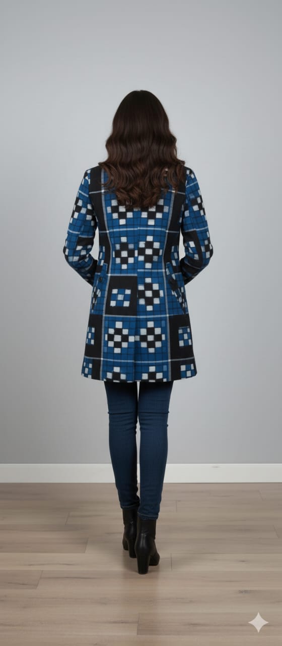 Blue Black Pasapali Women’s Blazer