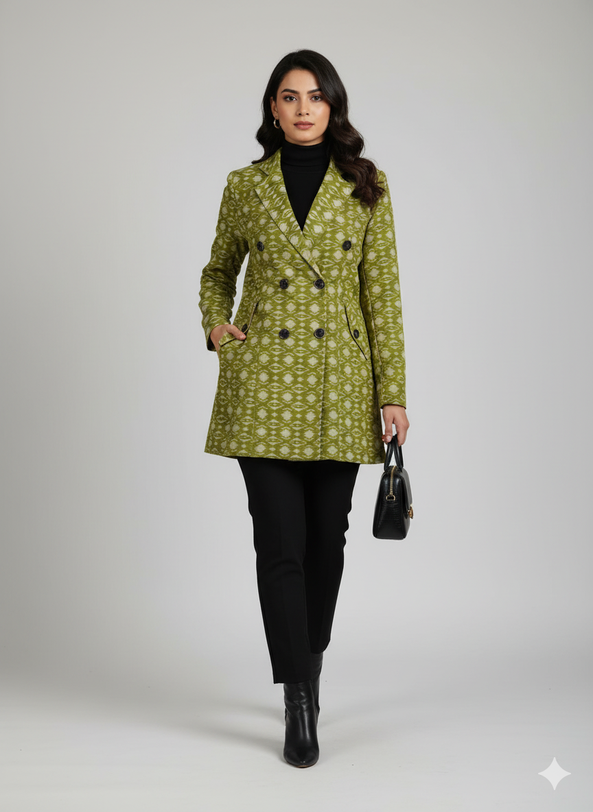 Mehndi Wavy Eyes Women’s Blazer