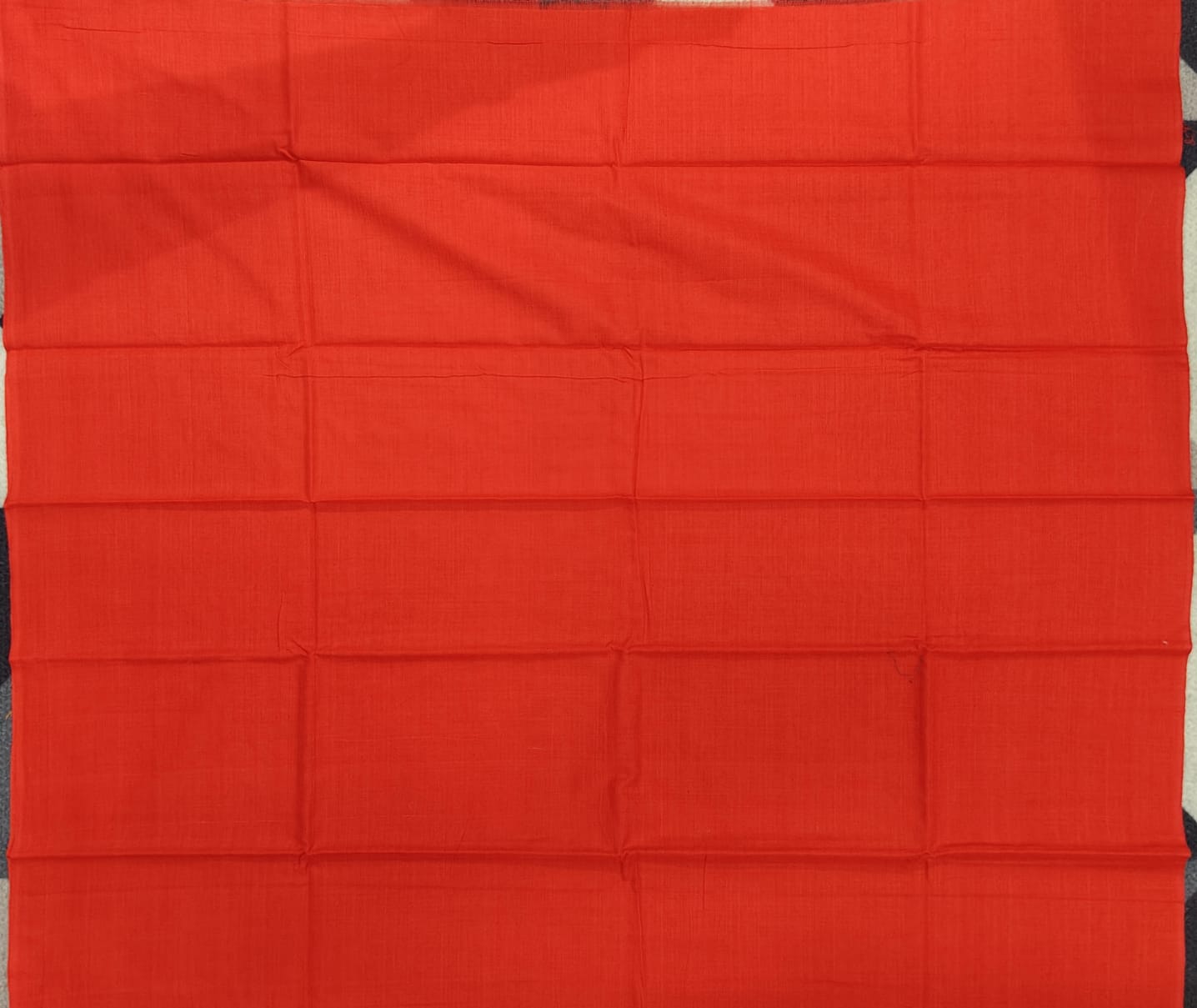 Green Red Handwoven Odisha Ikat Unstitched Dress Material Set (Top 2.5m, Bottom 2m, Dupatta 2.5m)