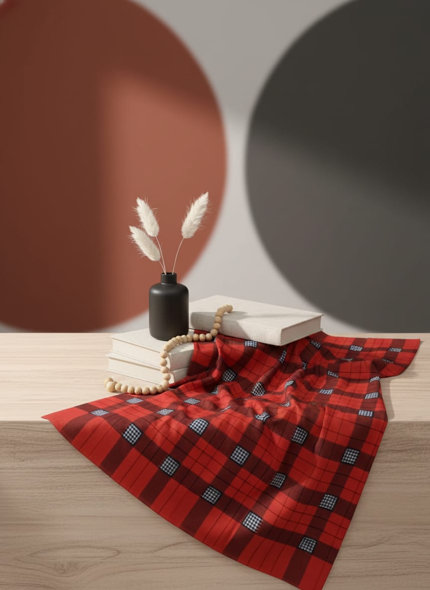 Orange Black Pasapali Design Sambalpuri Fabrics