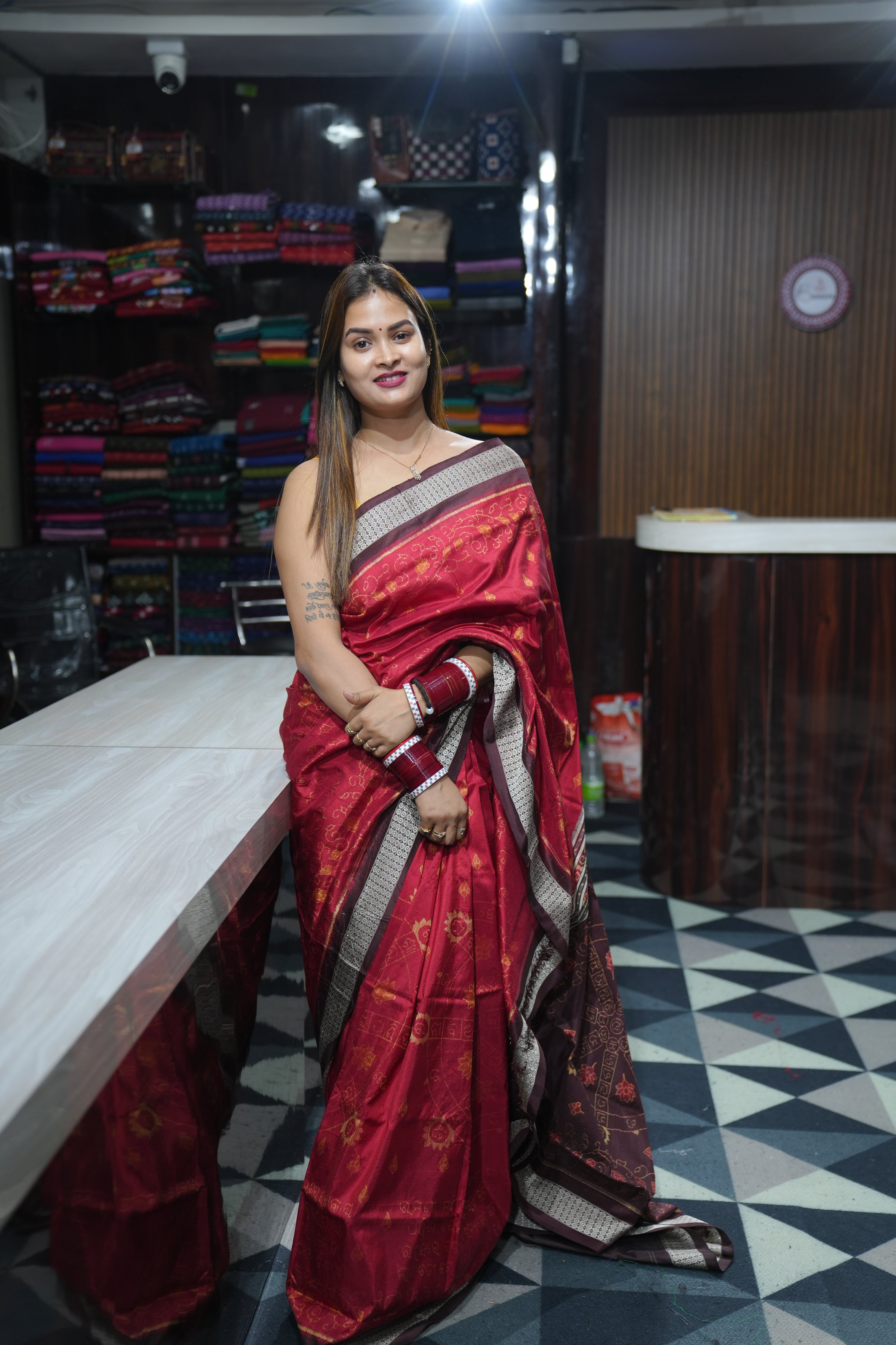 Exclusive Chakra Bandha Sambalpuri Silk (BigRayn - Chakra Bandha)