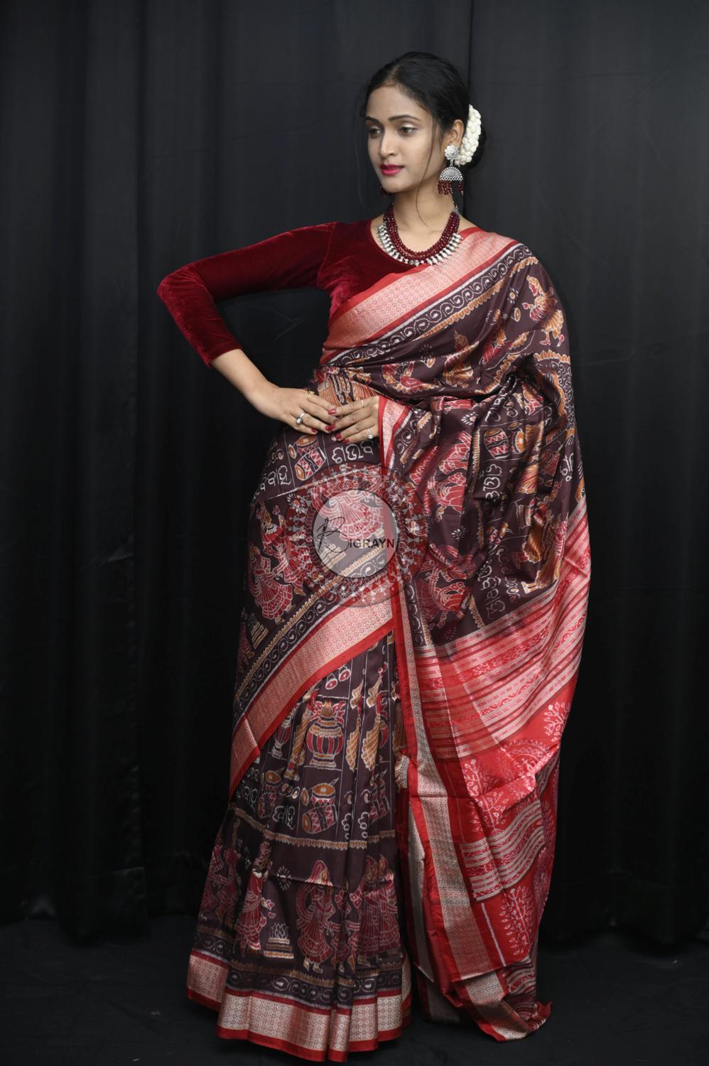 Exclusive Subha Vivah Special Sambalpuri Silk Saree