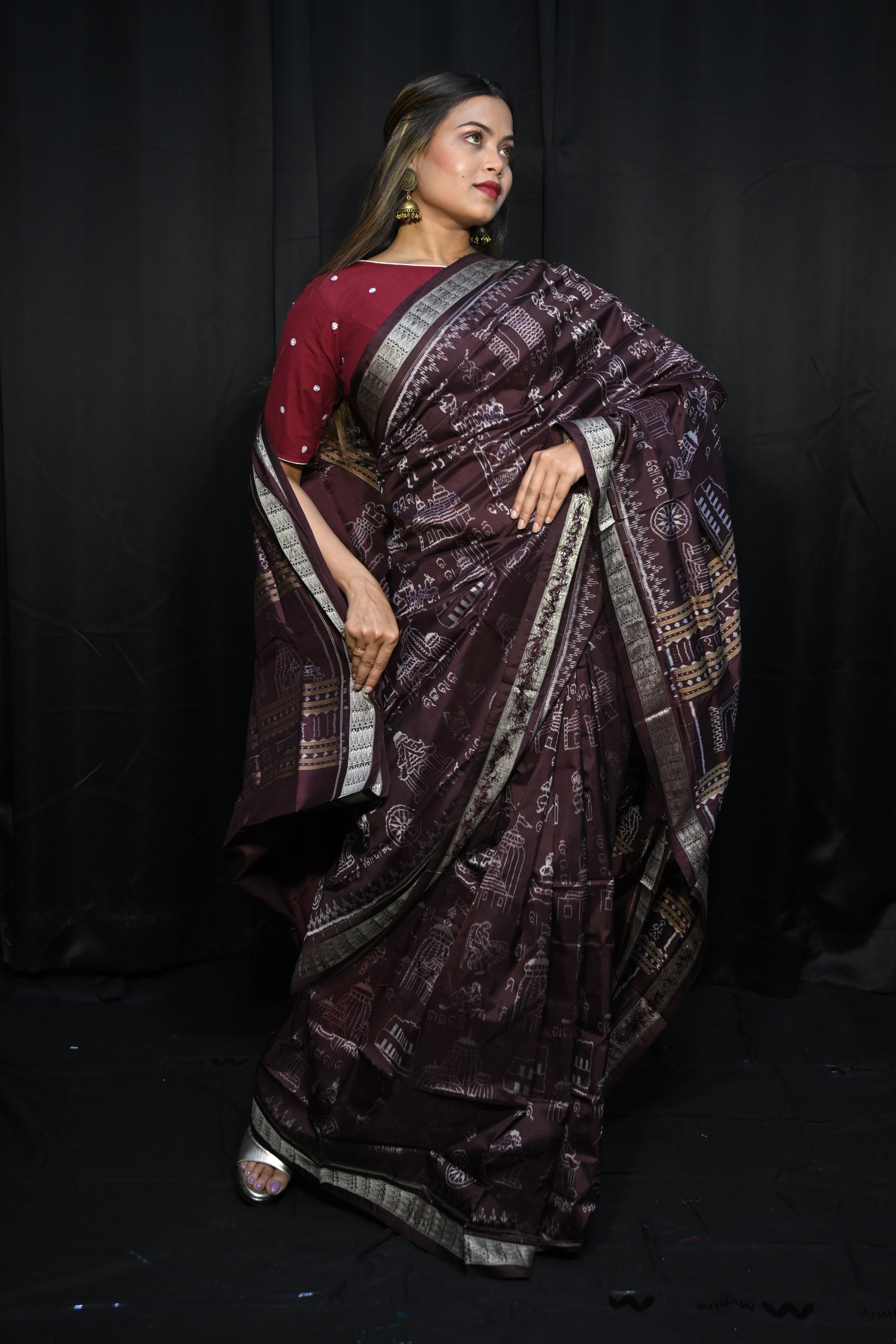 Coffee Odisha Aitiha (Cultural Tourism)  Sambalpuri Silk Saree