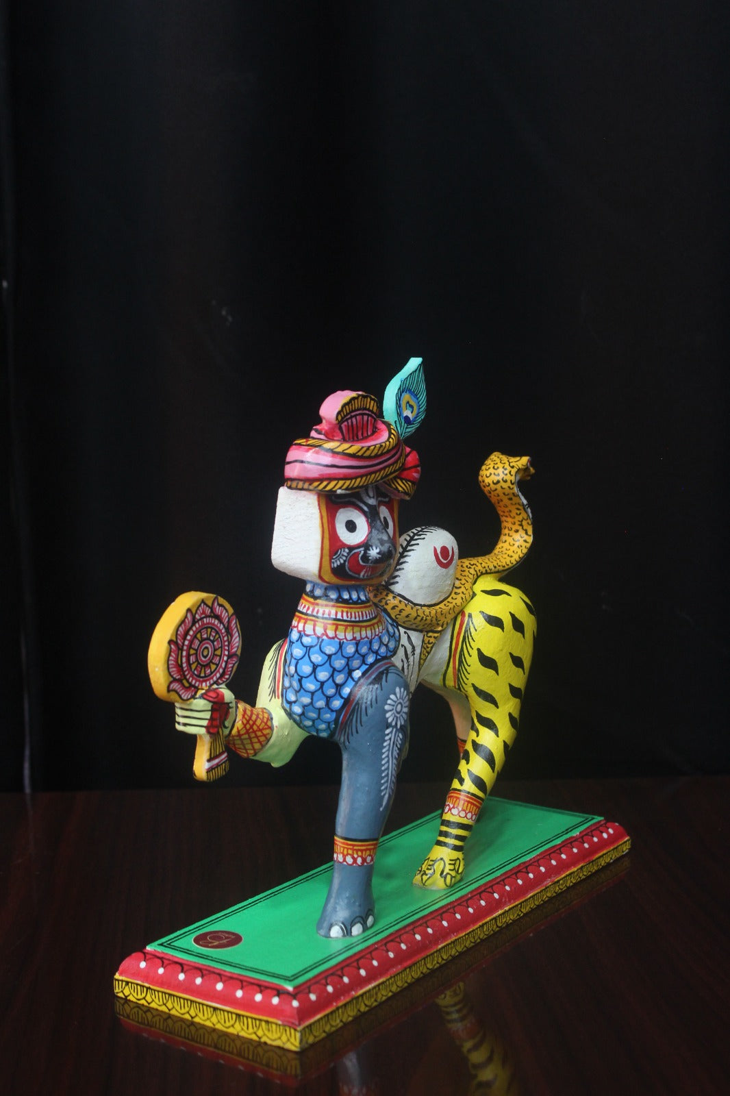 Handmade Wooden Lord Jagannath Face Nabagunjara | Traditional Odisha Handicrafs