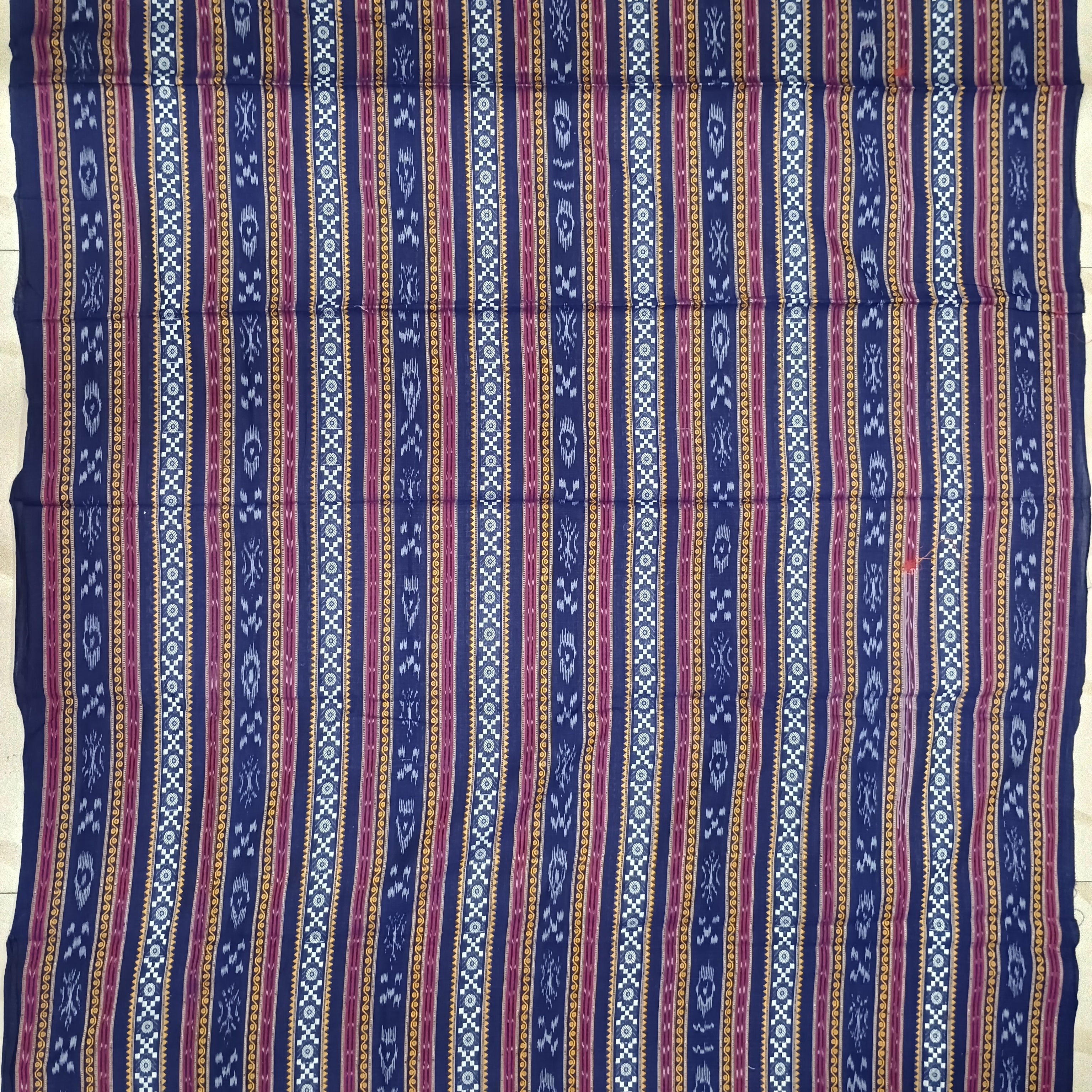 Blue Red Dubby Pasapali Dress Set