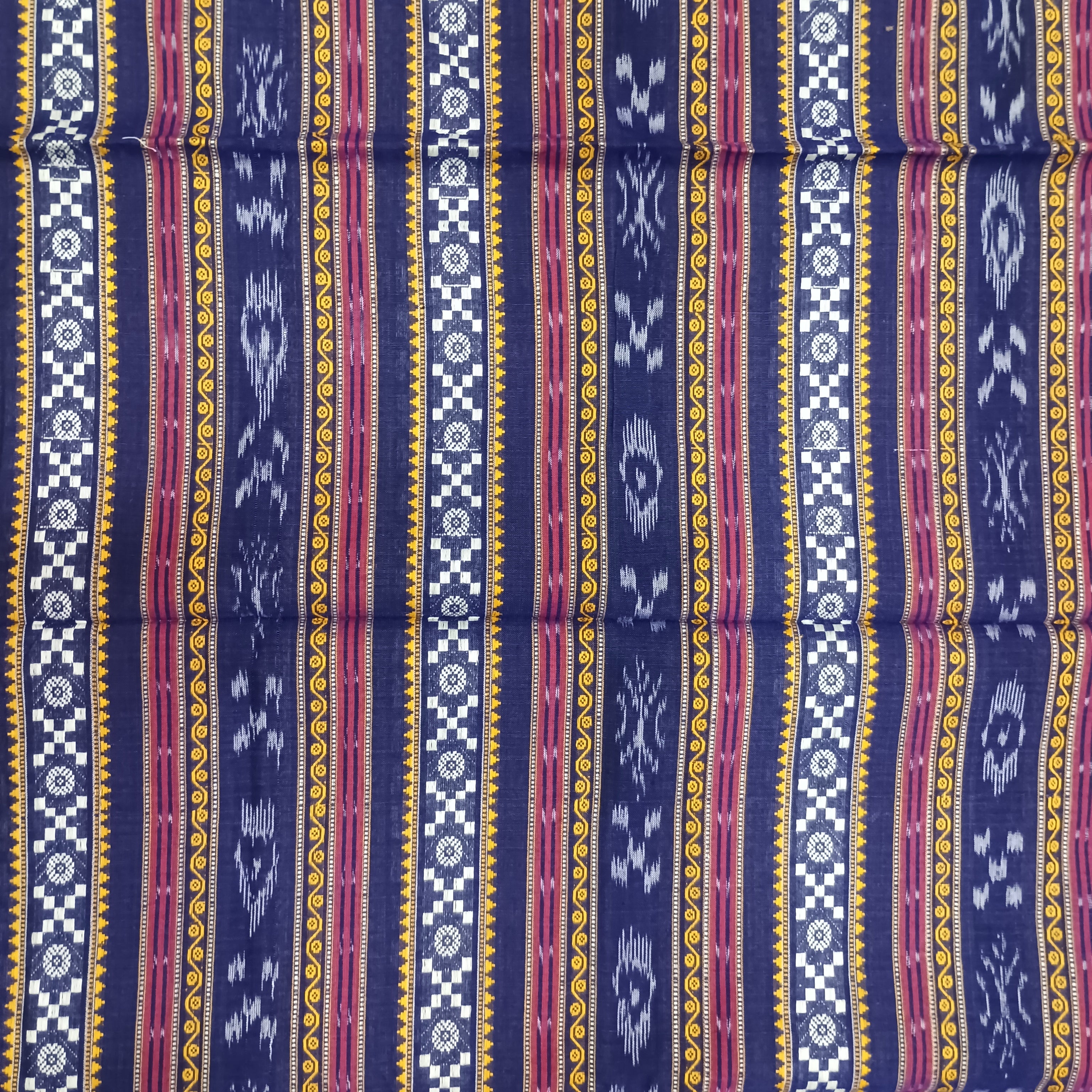 Blue Red Dubby Pasapali Dress Set