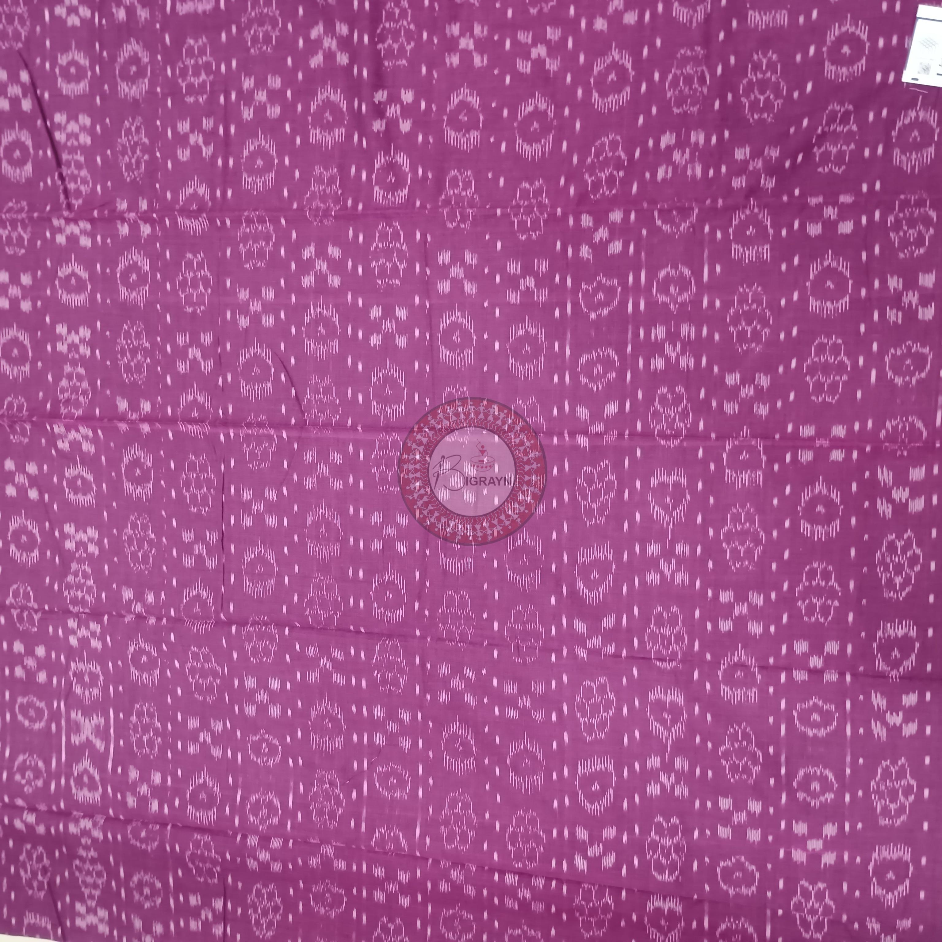 Purple Peach Ikat Design  Dress Set