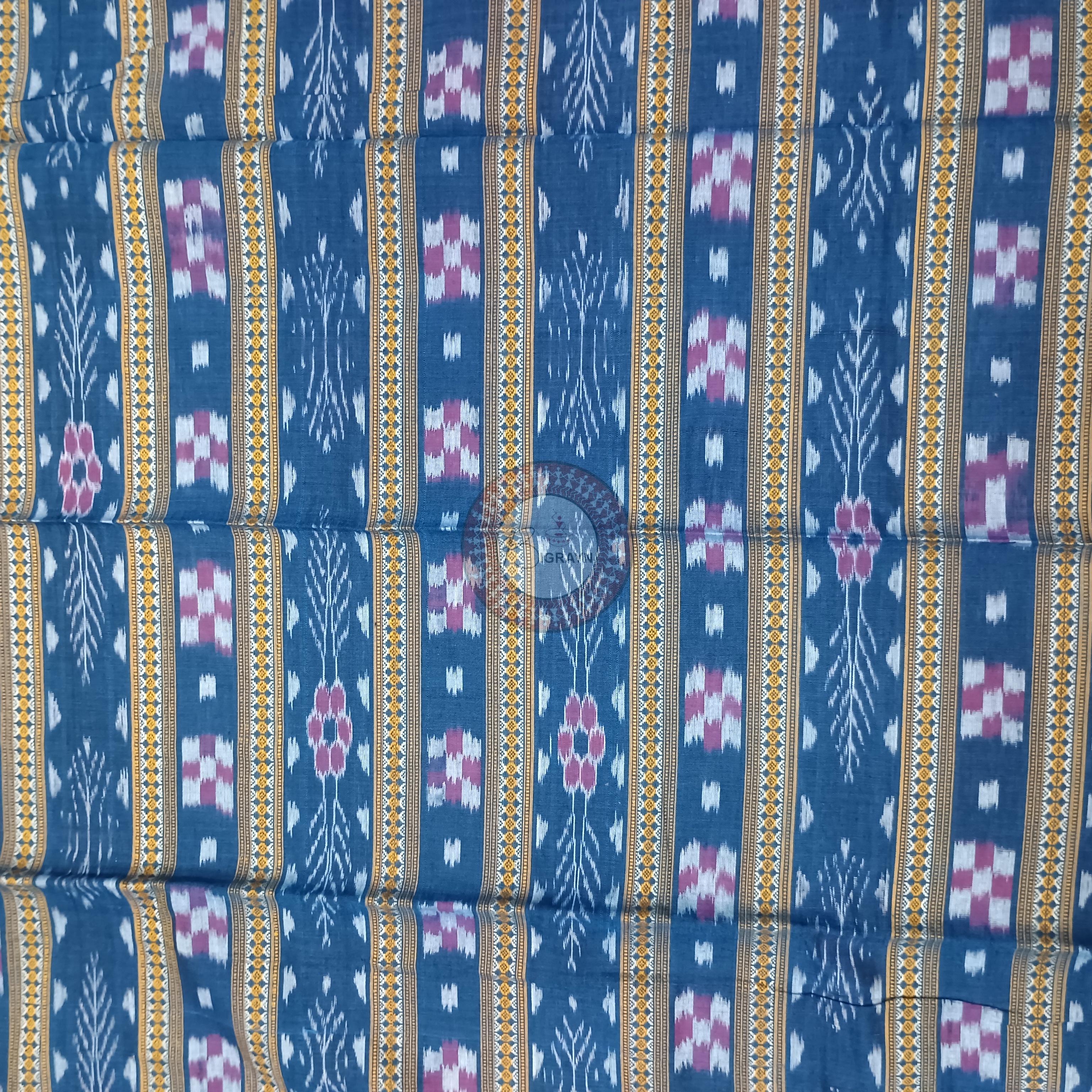 Blue sky Blue Ikat Design  Dress Set
