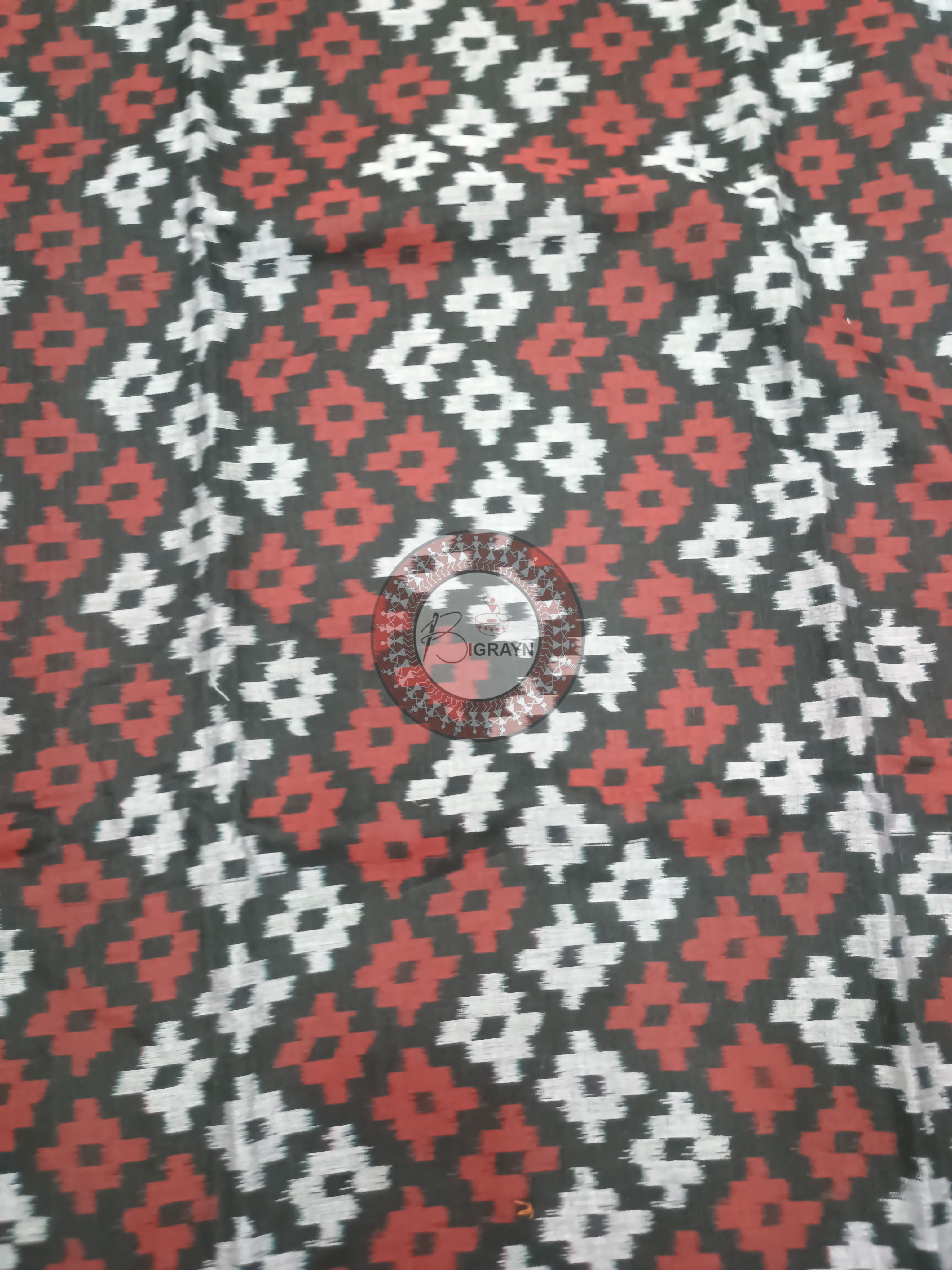 Black Maroon white Designer A-Line Kurti