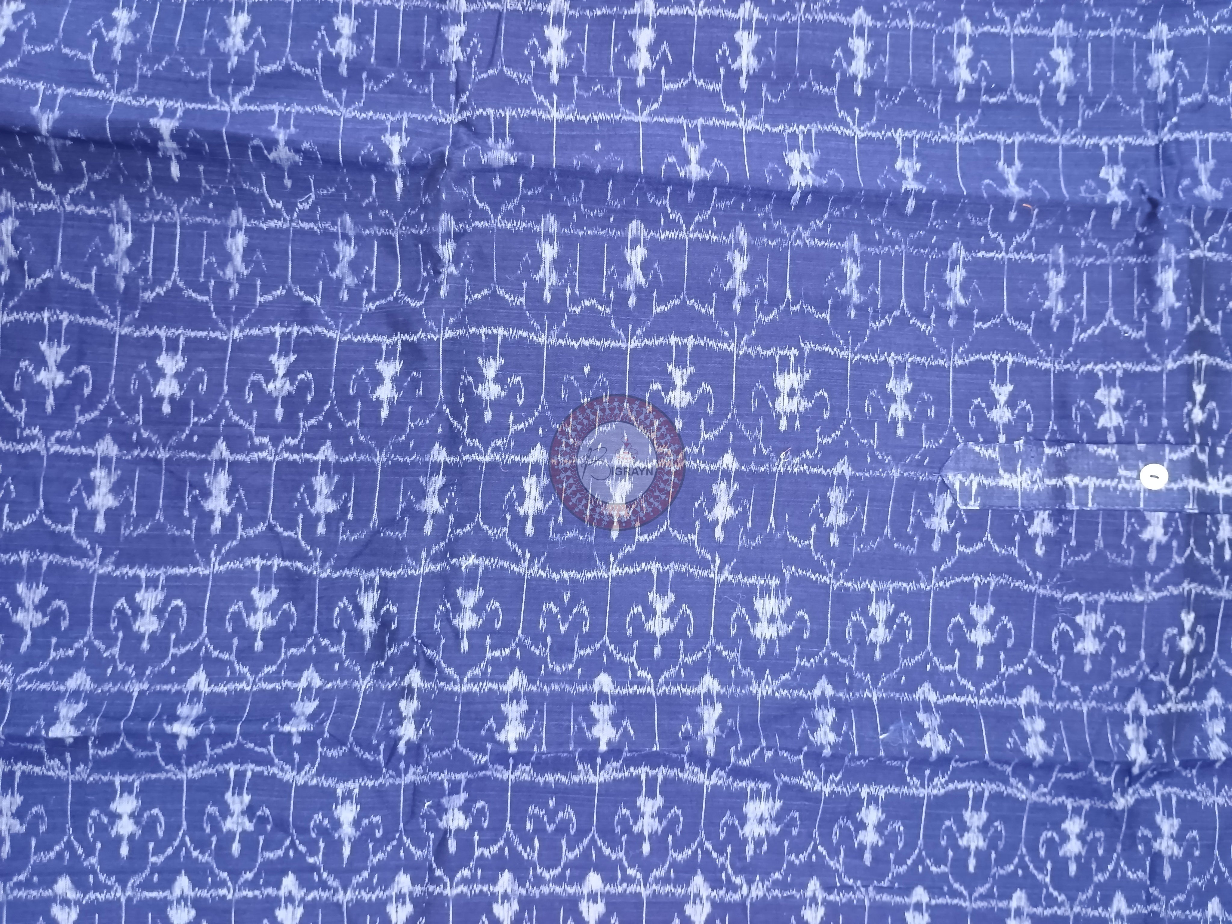 Blue Tribal Men's Pure Cotton Handloom Kurta Set – Odisha Weave
