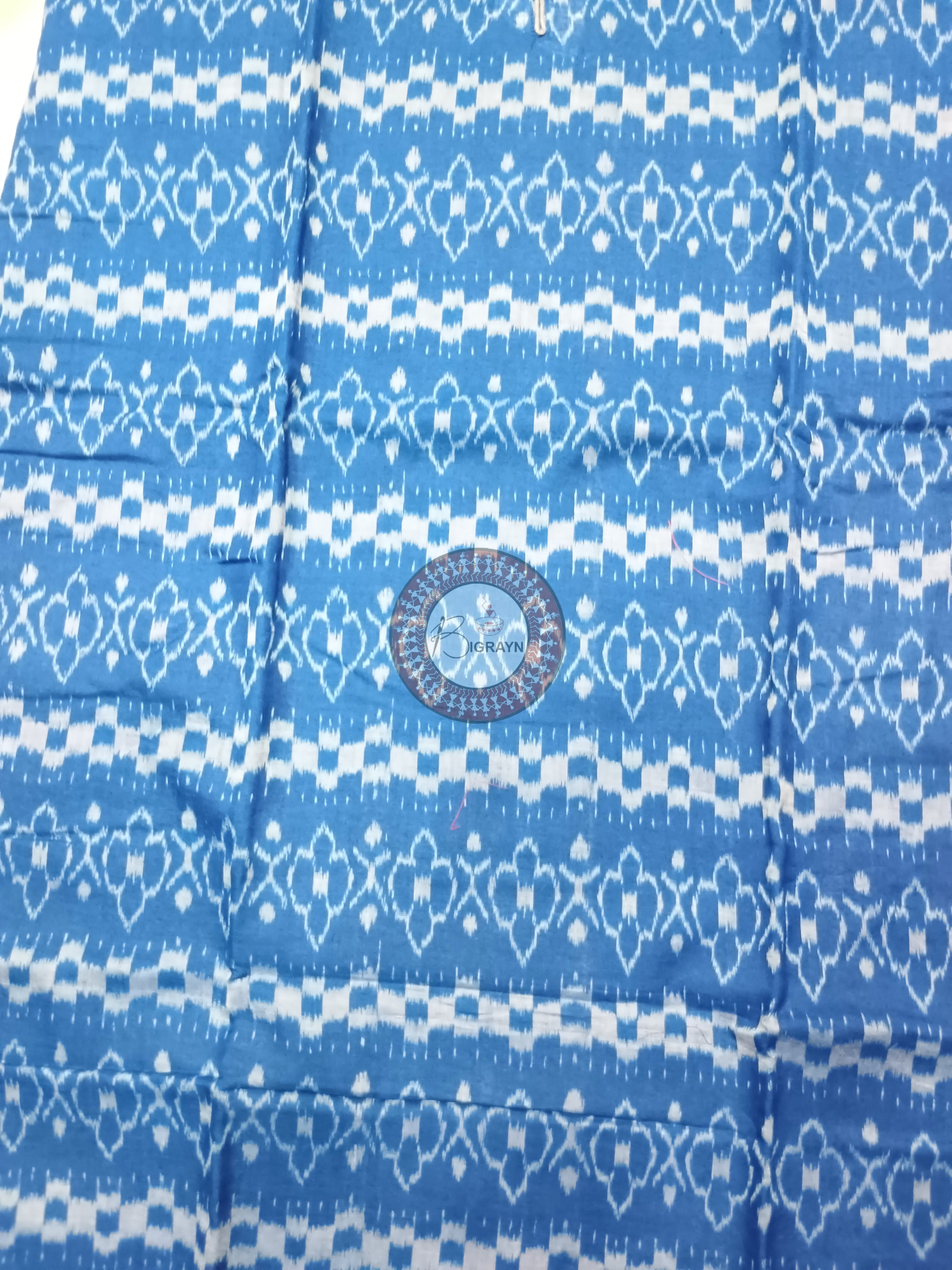 Indigo Blue Pasapali Designer A-Line Kurti