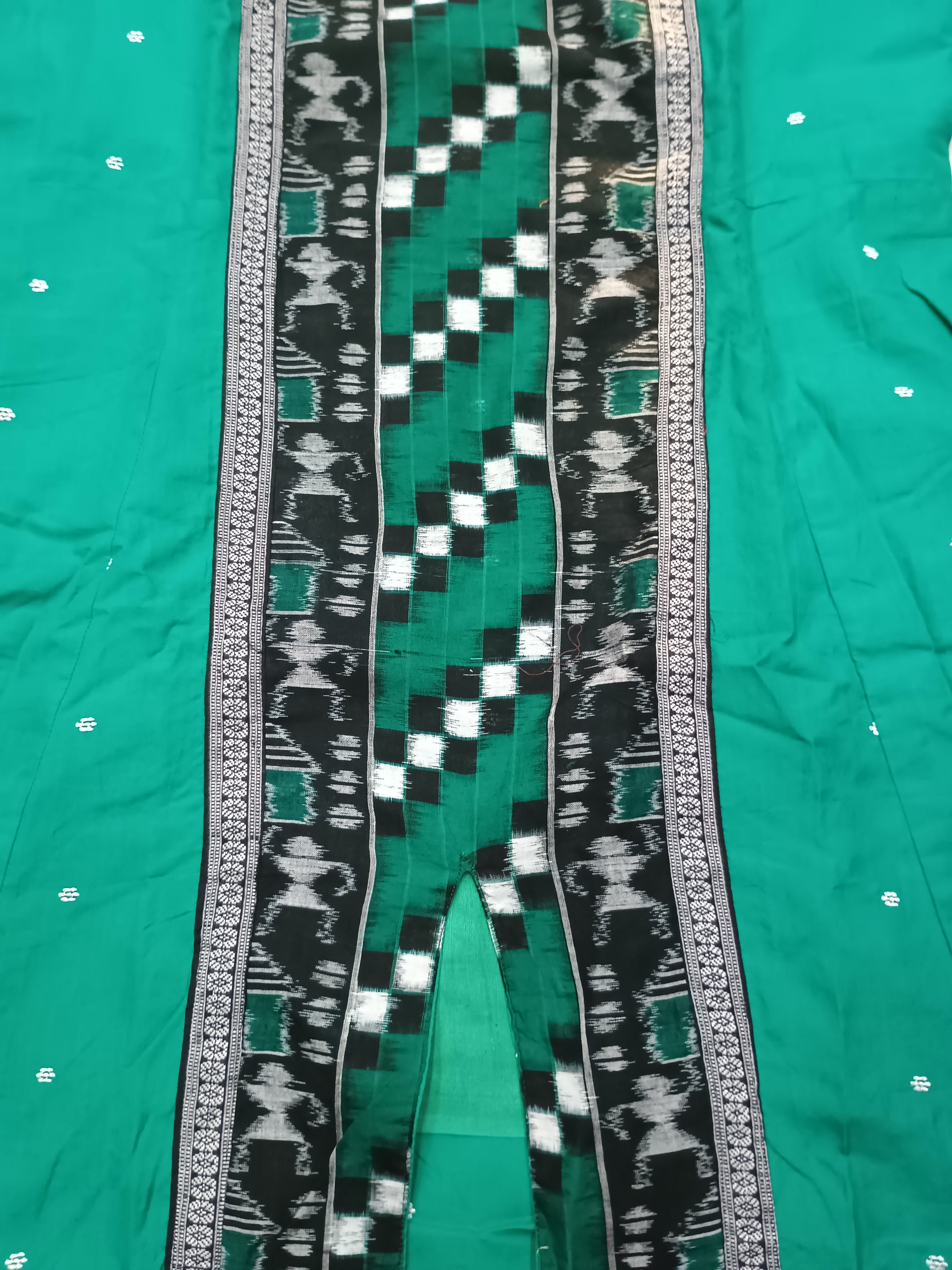 Bottle Green Multicolor Pasapali Designer A-Line Anarkali